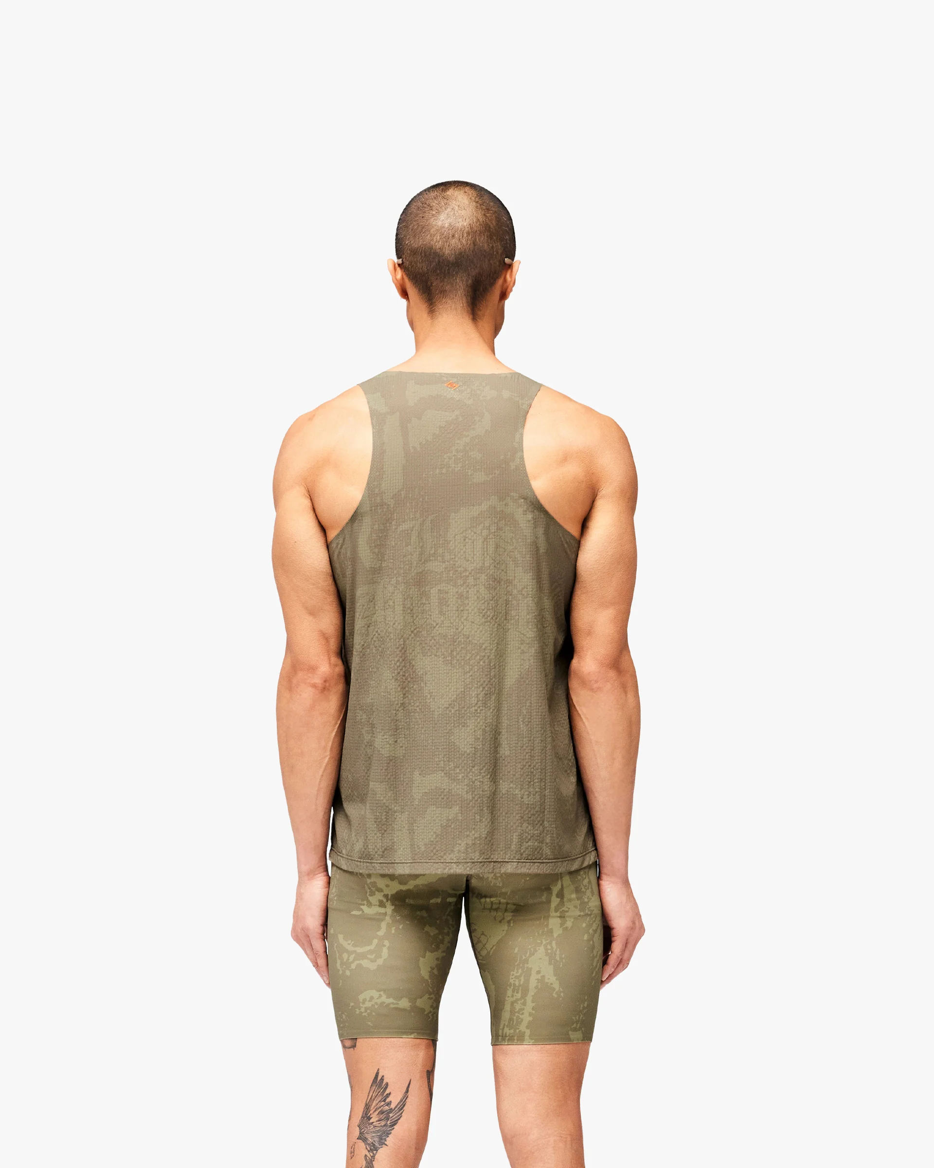 247 Los Angeles Singlet - Aged Khaki - Image 5