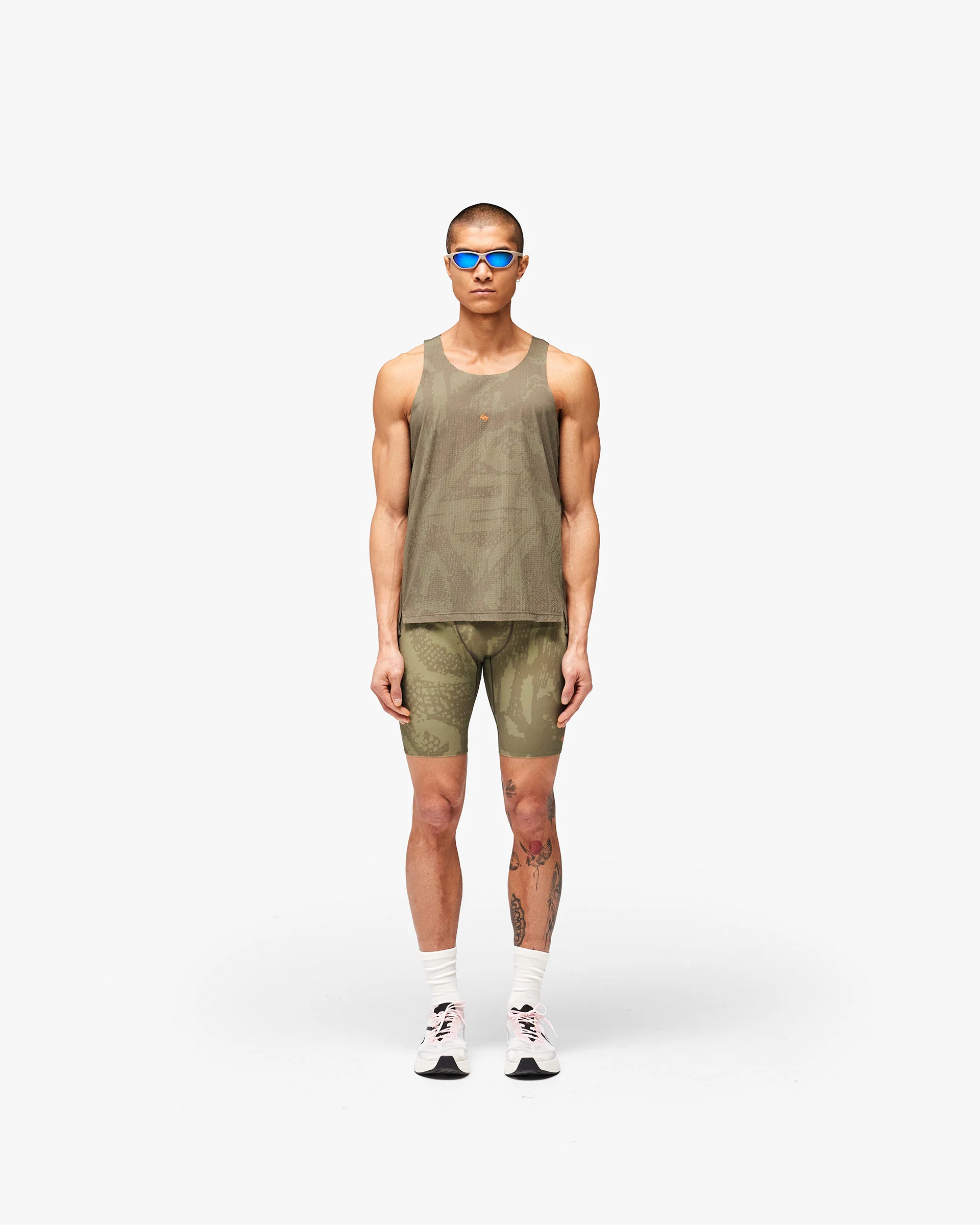 247 Los Angeles Singlet - Aged Khaki - Image 6