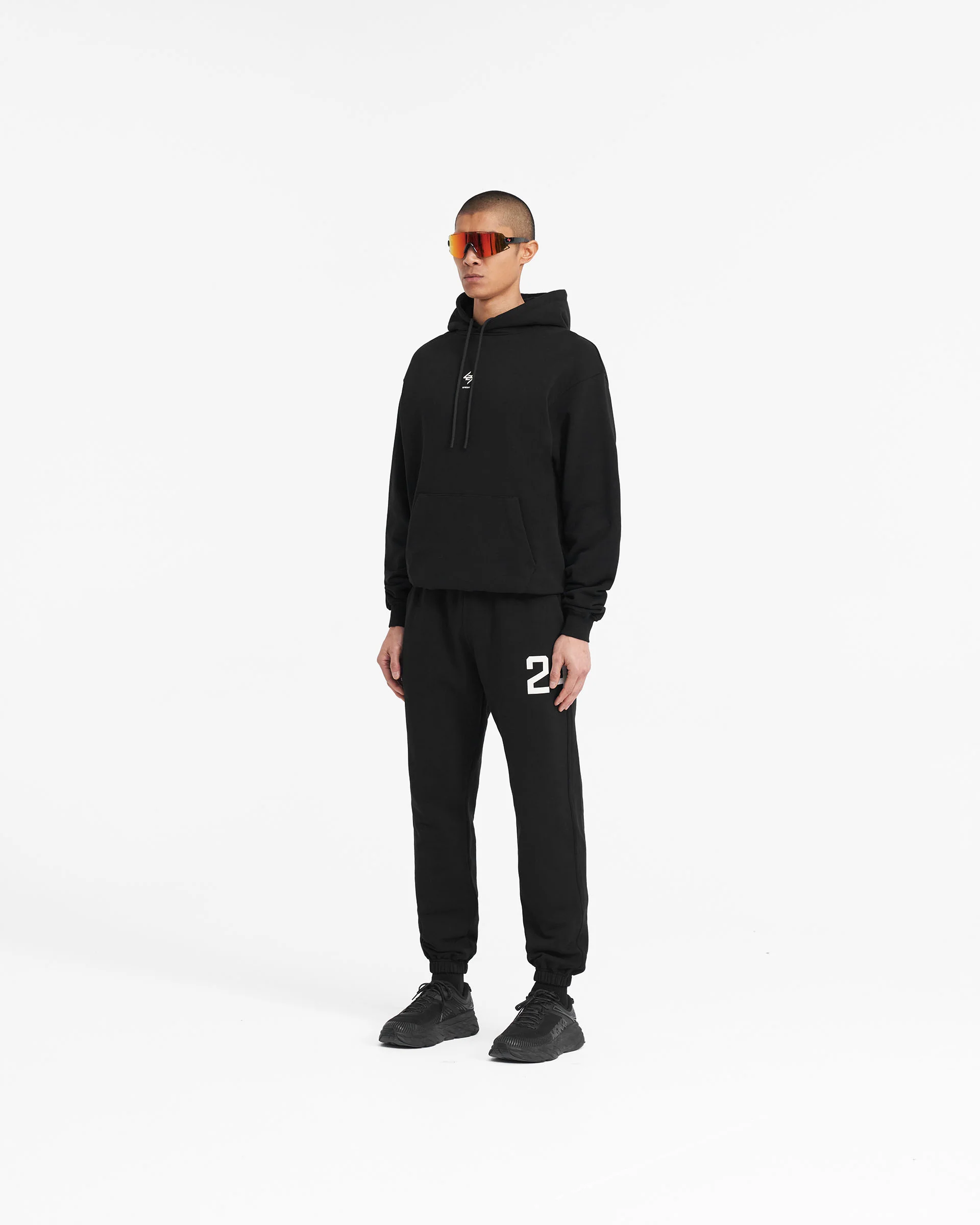 247 Oversized Hoodie - Jet Black - Image 8