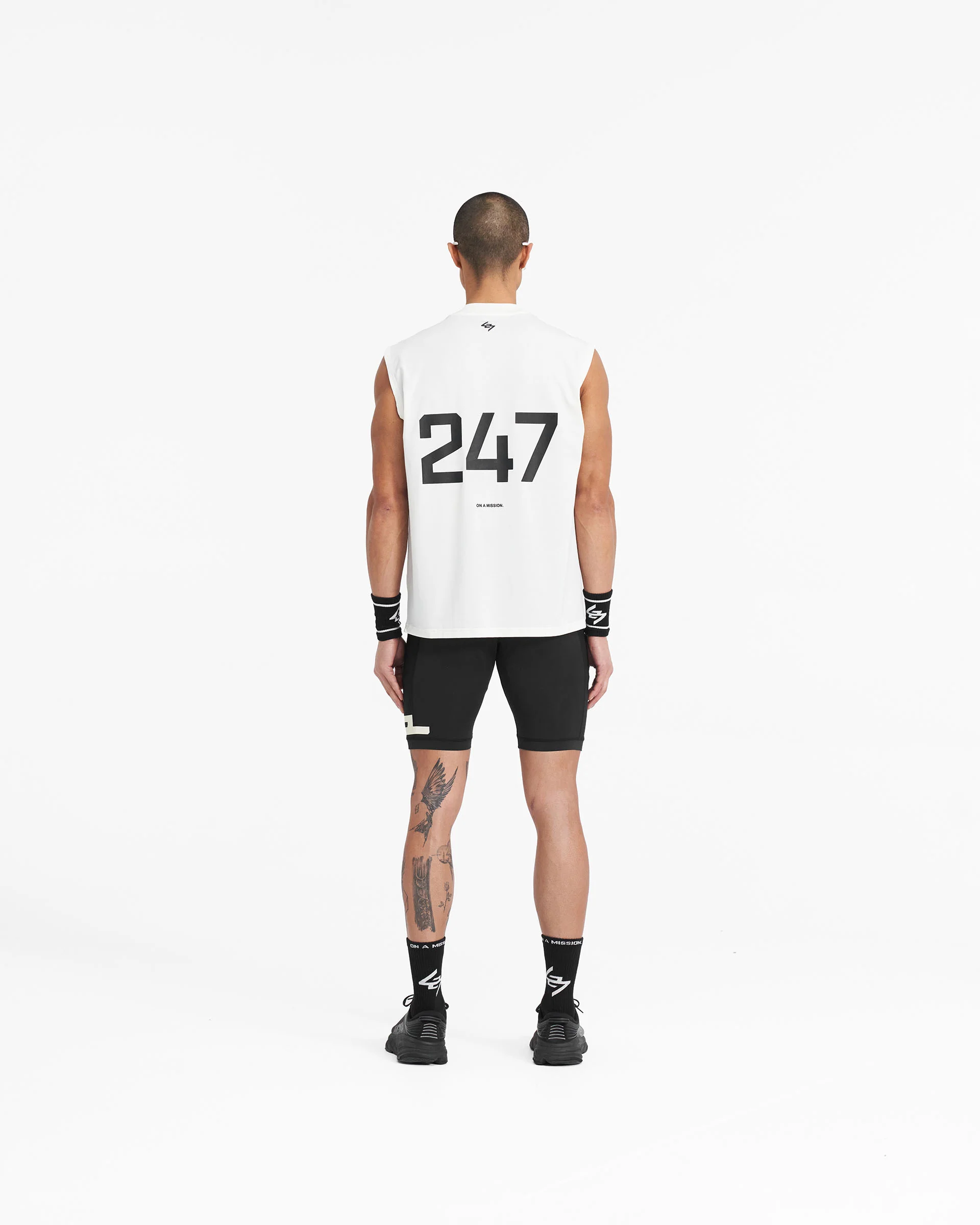 247 Oversized Tank - Flat White - Image 8