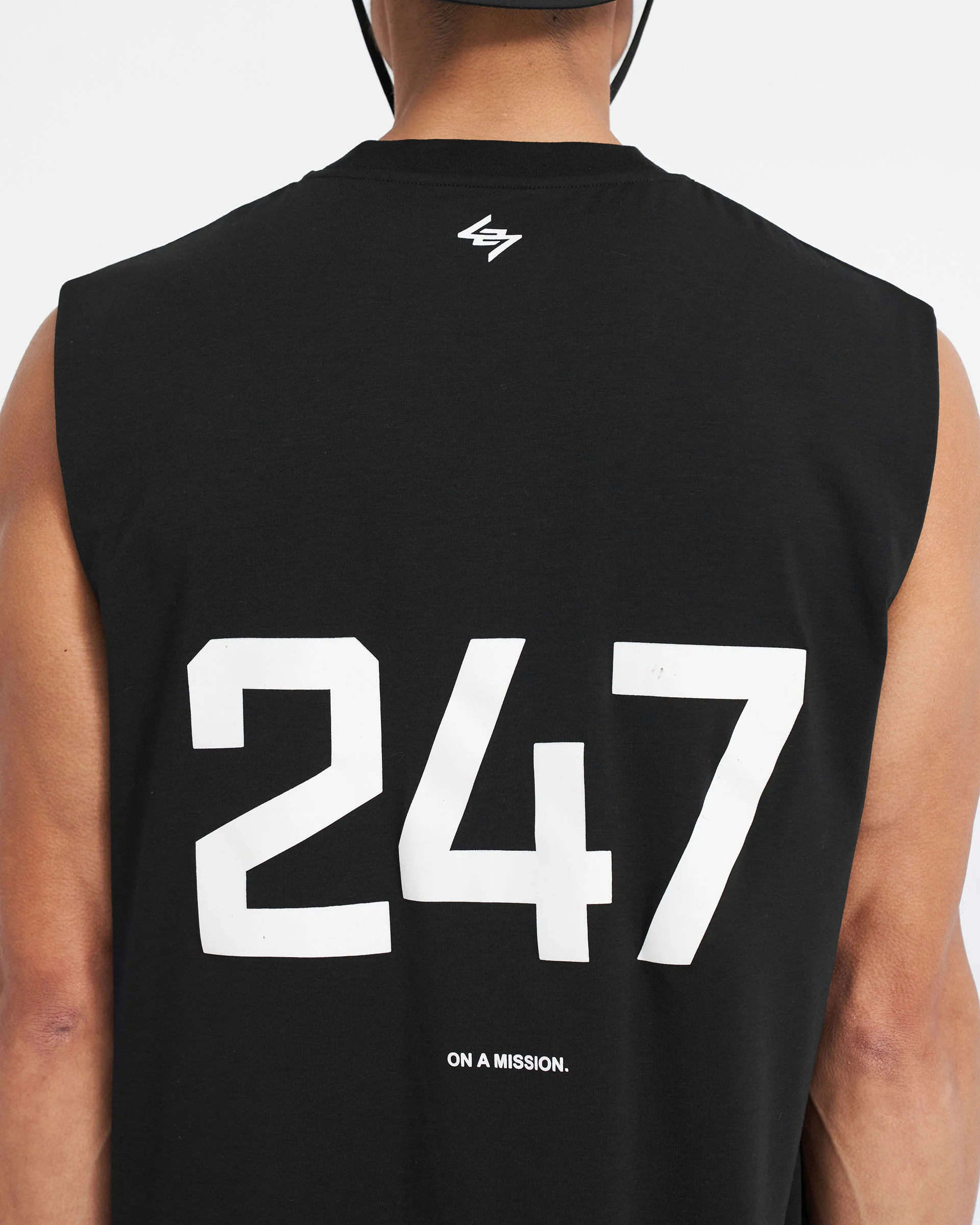 247 Oversized Tank - Jet Black - Image 6