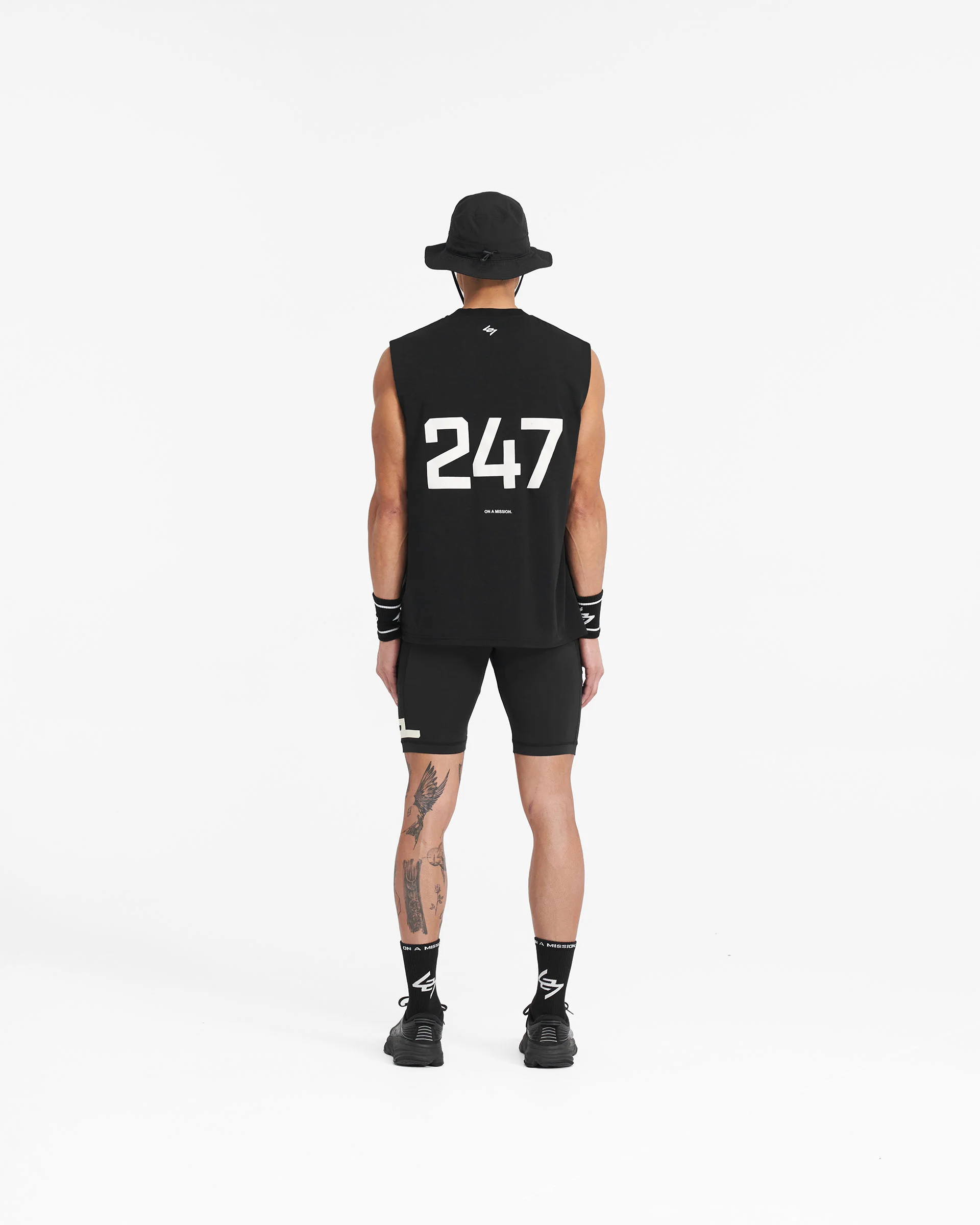 247 Oversized Tank - Jet Black - Image 9