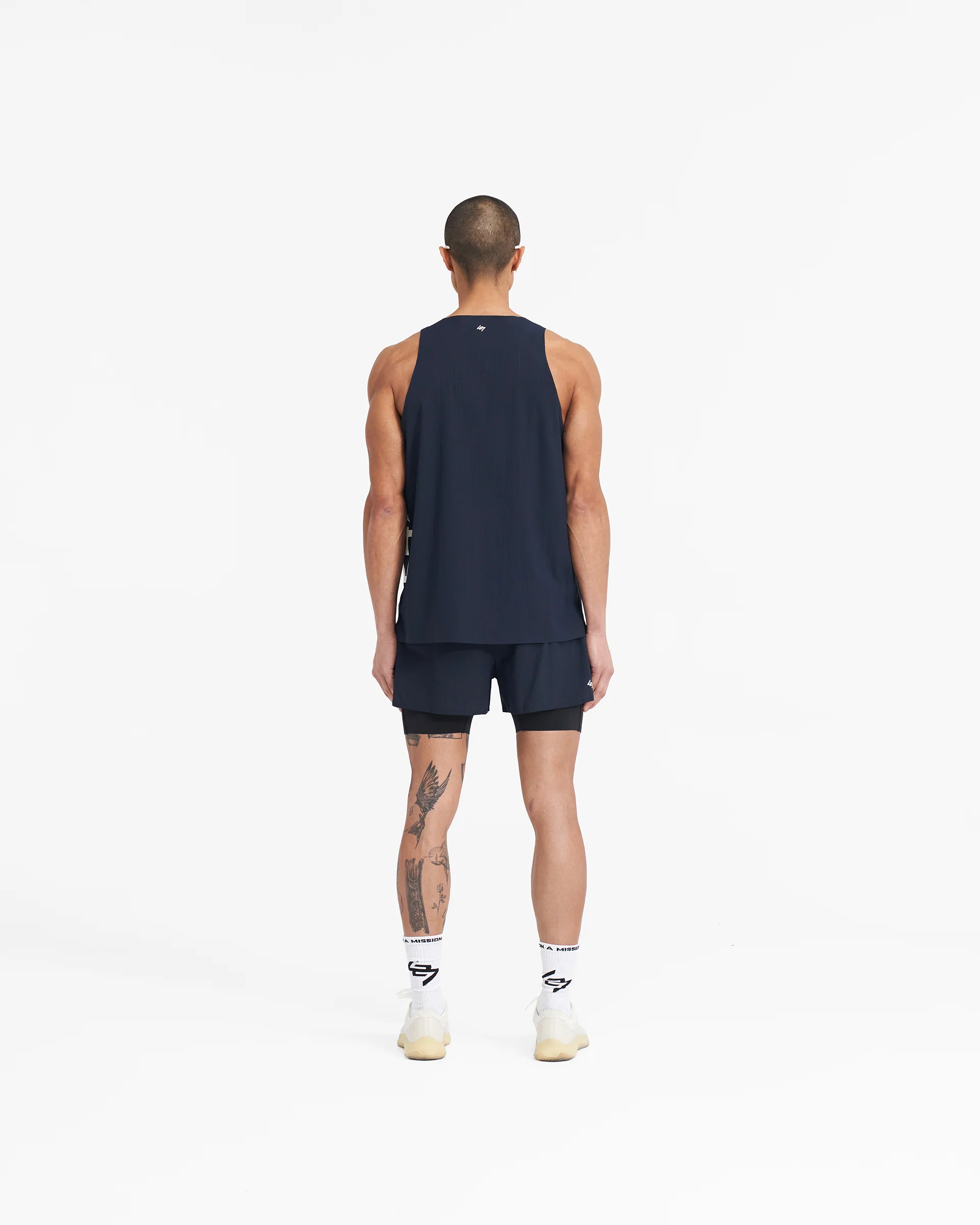 247 Singlet - Navy - Image 9