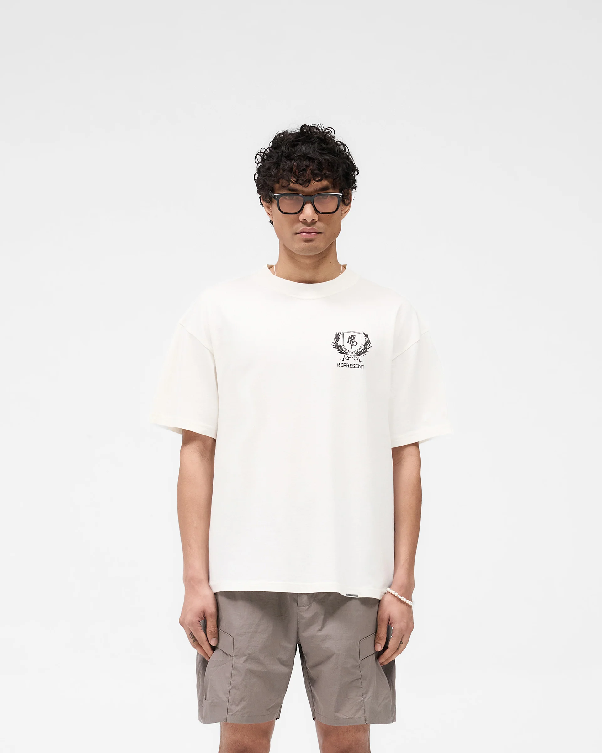 Crest T-Shirt - Flat White - Image 3