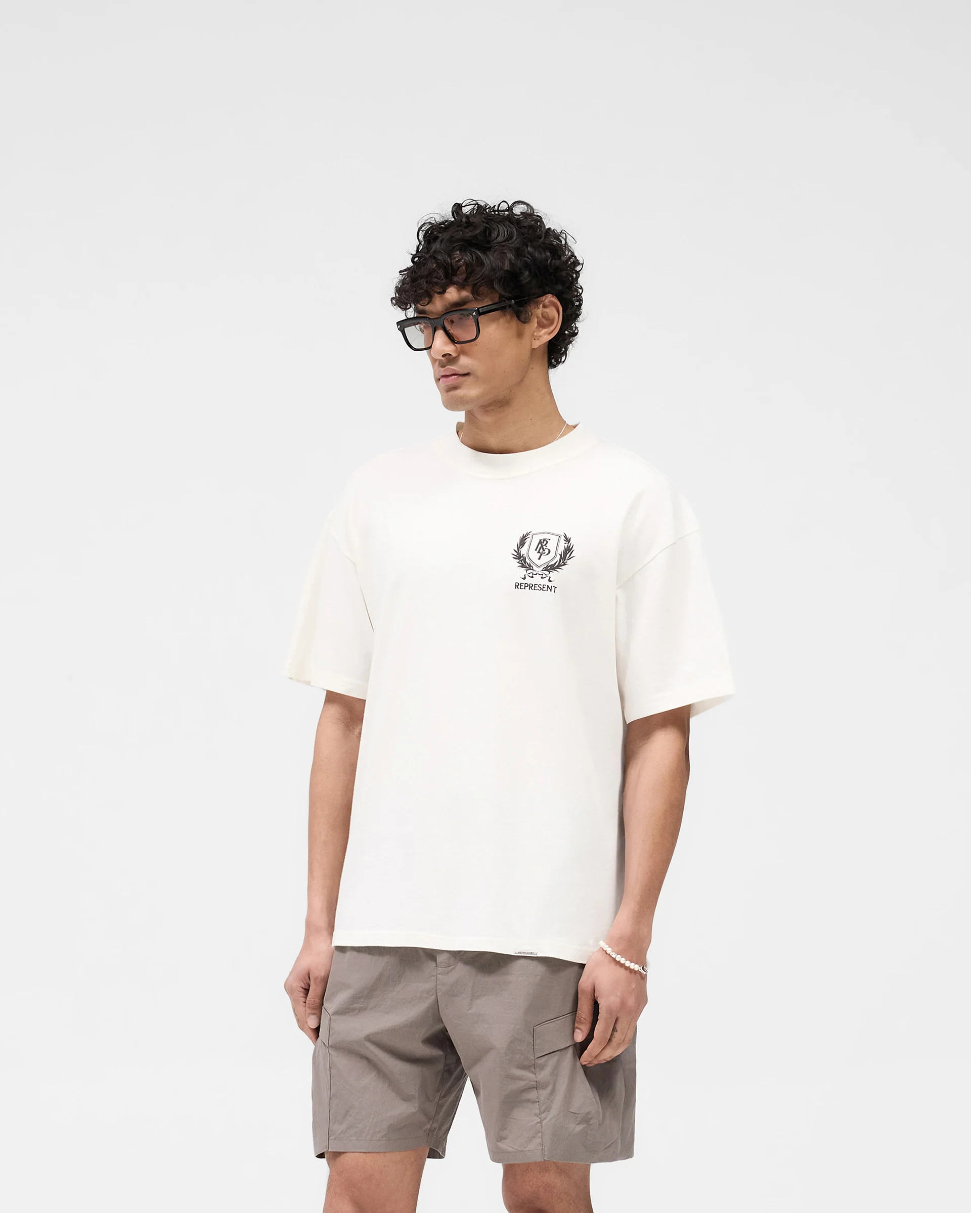 Crest T-Shirt - Flat White - Image 4