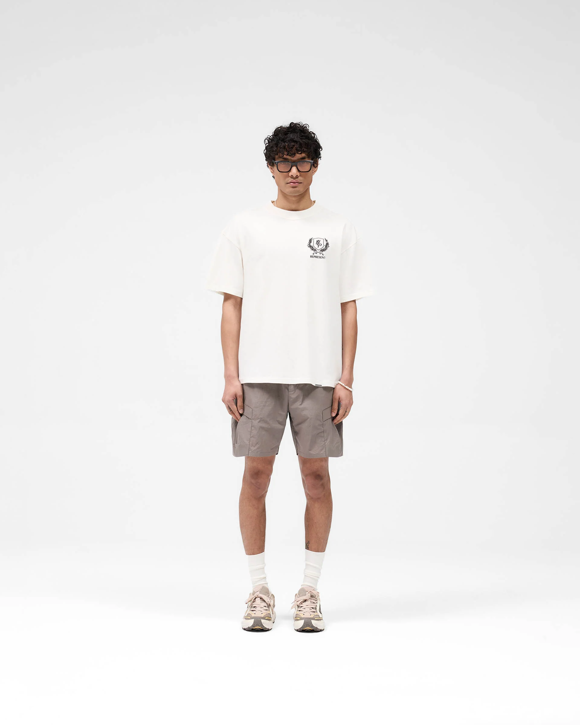 Crest T-Shirt - Flat White - Image 6