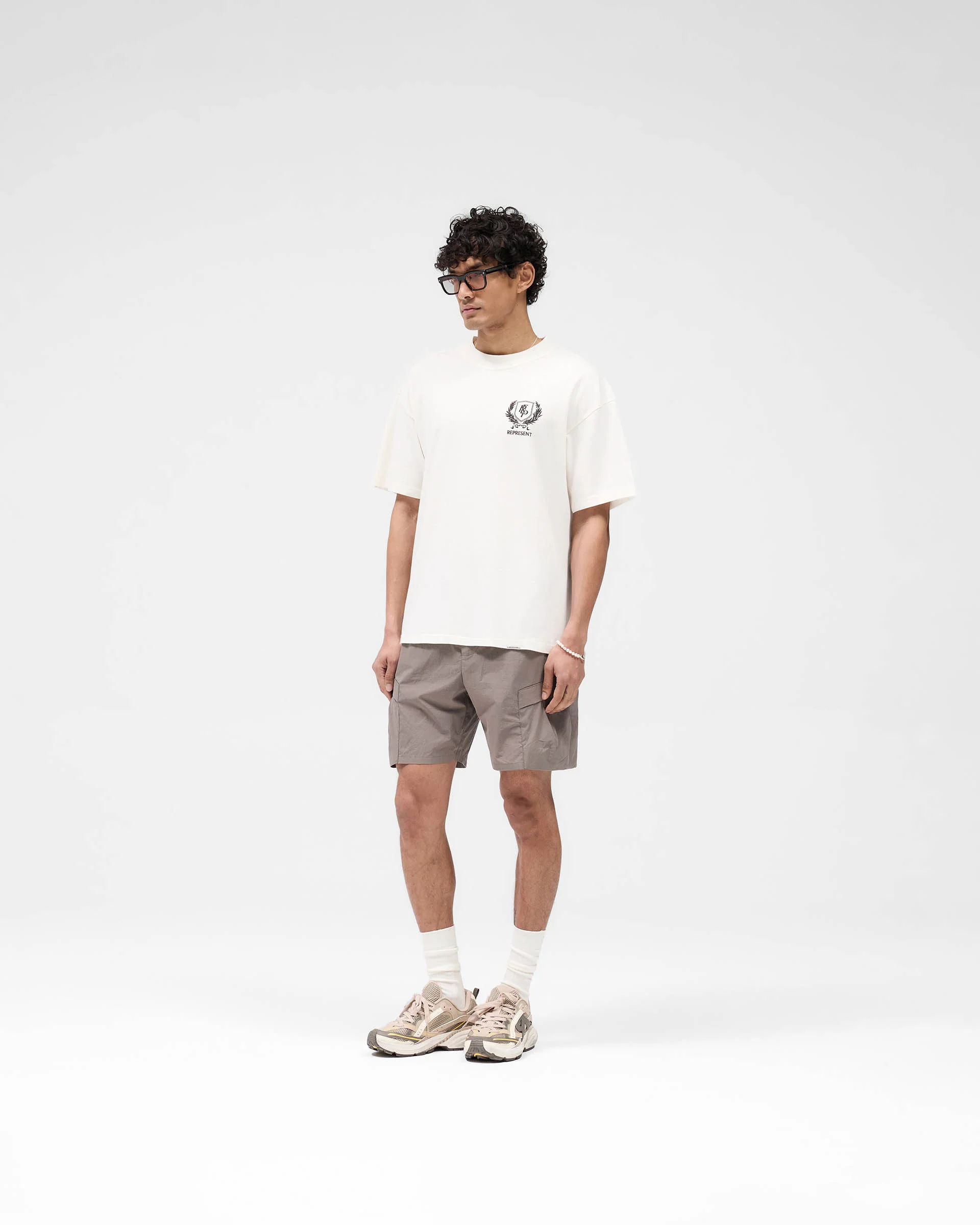 Crest T-Shirt - Flat White - Image 7