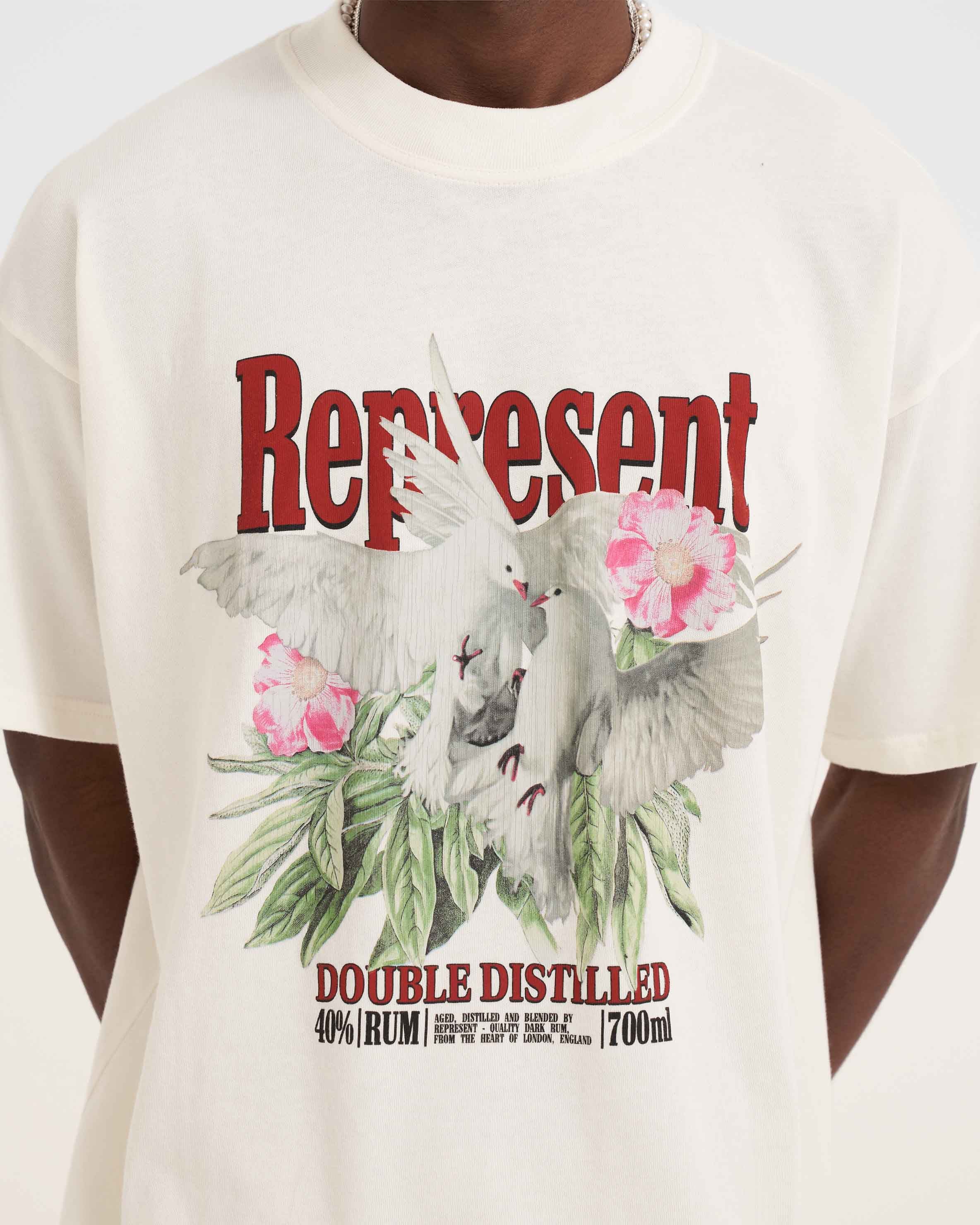 Double Distilled T-Shirt - Flat White - Image 4