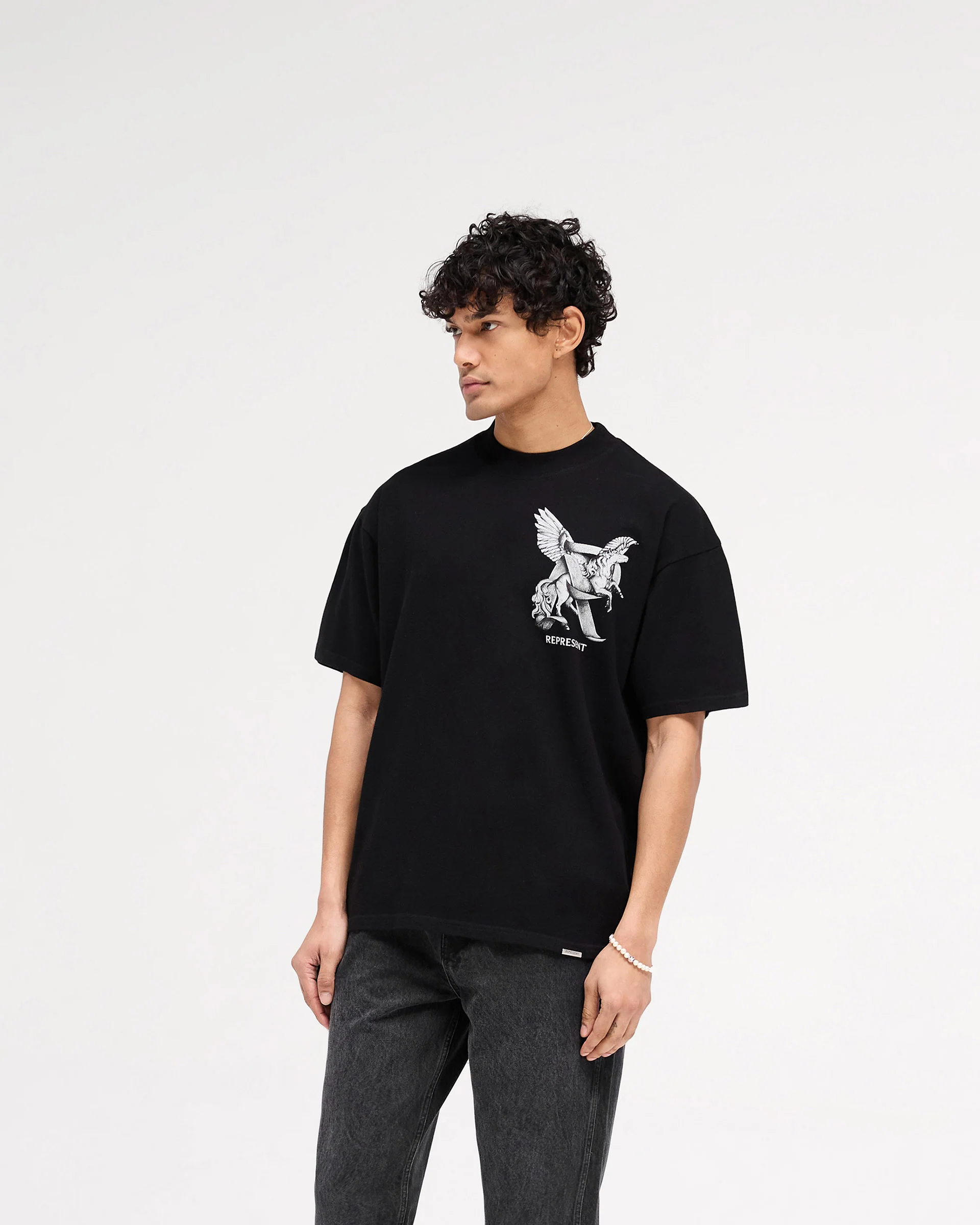 Elegance In Motion T-Shirt - Jet Black - Image 4