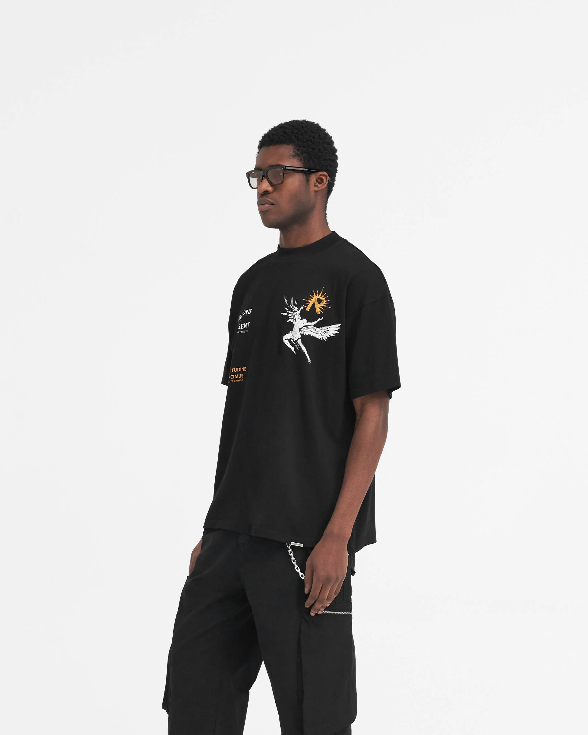 Icarus T-Shirt - Jet Black - Image 4