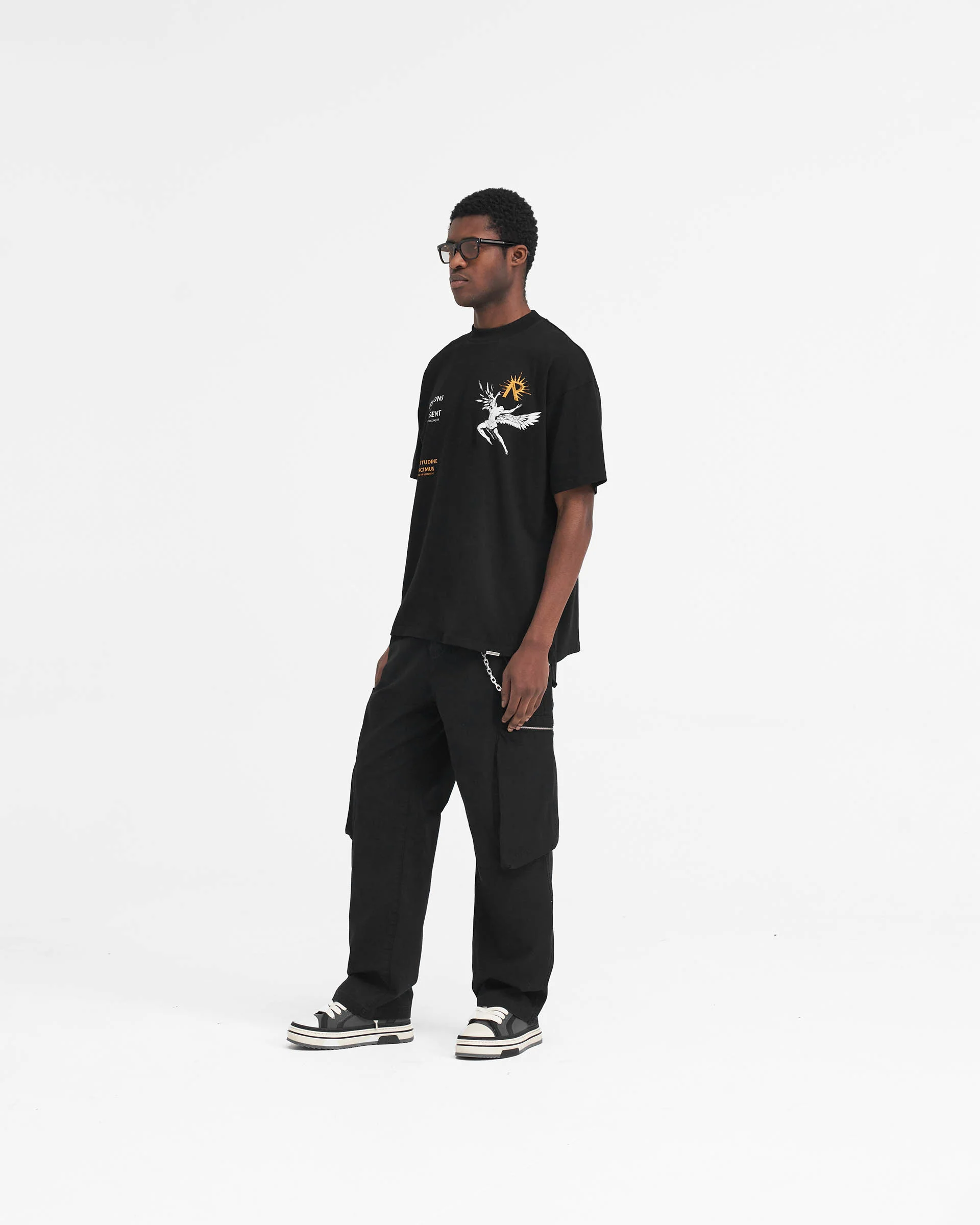 Icarus T-Shirt - Jet Black - Image 8