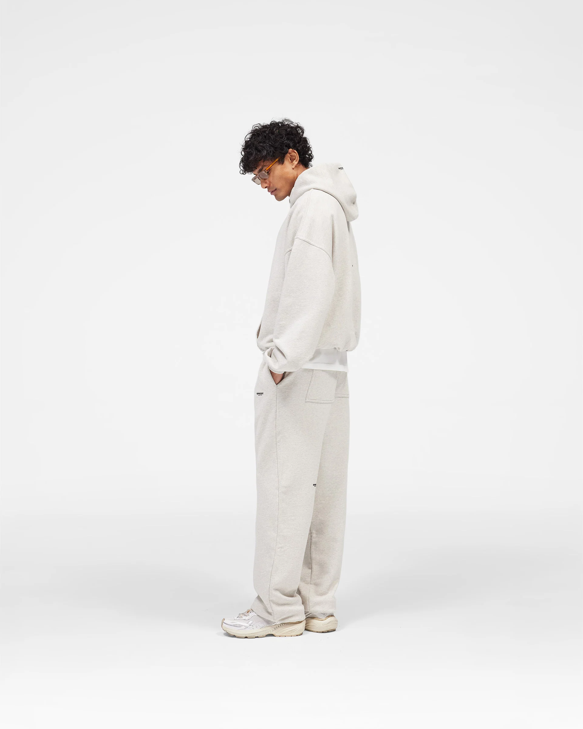 Micro Owners Club Hoodie - Cream Marl - Image 10