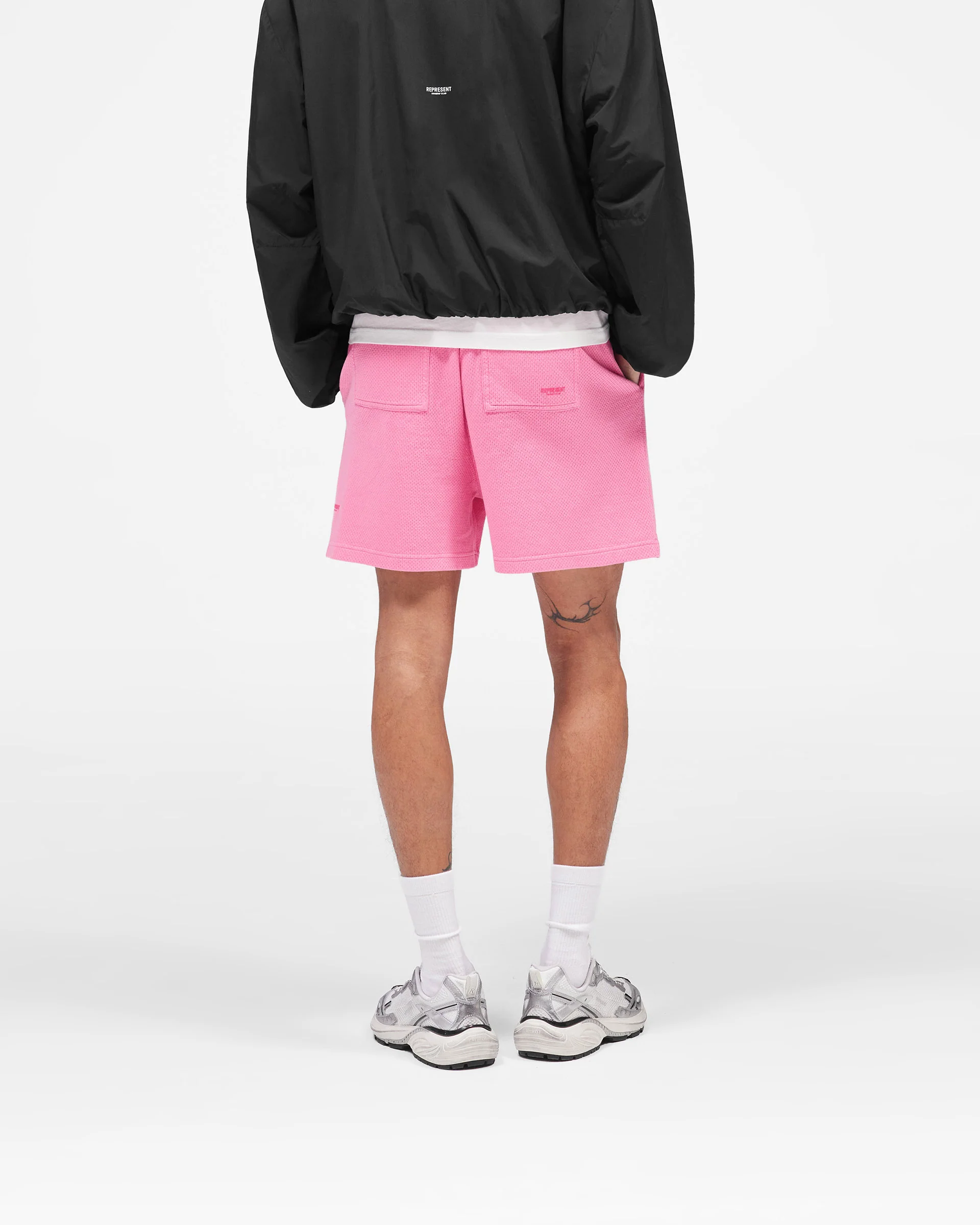 Micro Owners Club Mesh Shorts - Pink Lemonade - Image 5
