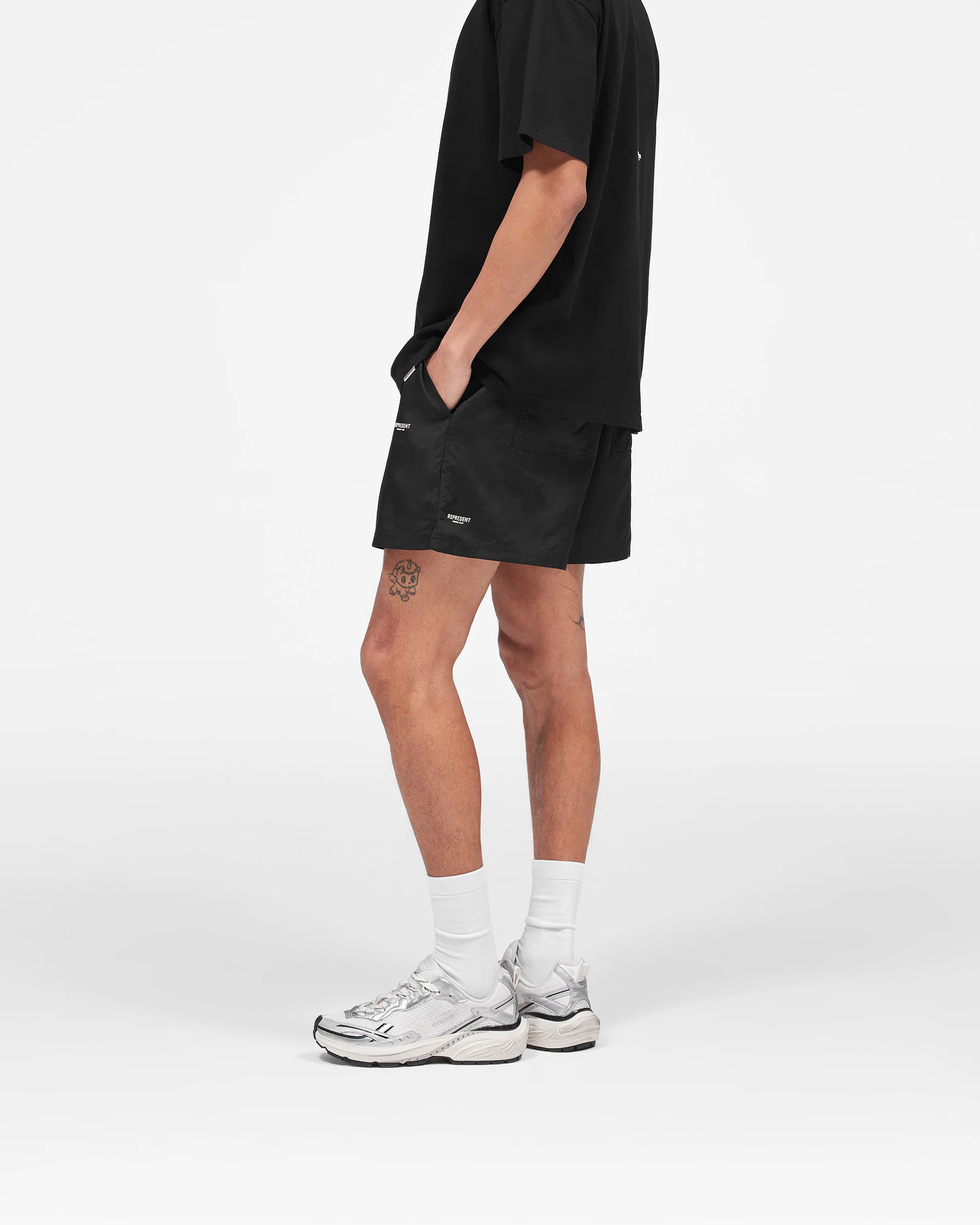 Micro Owners Club Swim Shorts - Black - Image 4