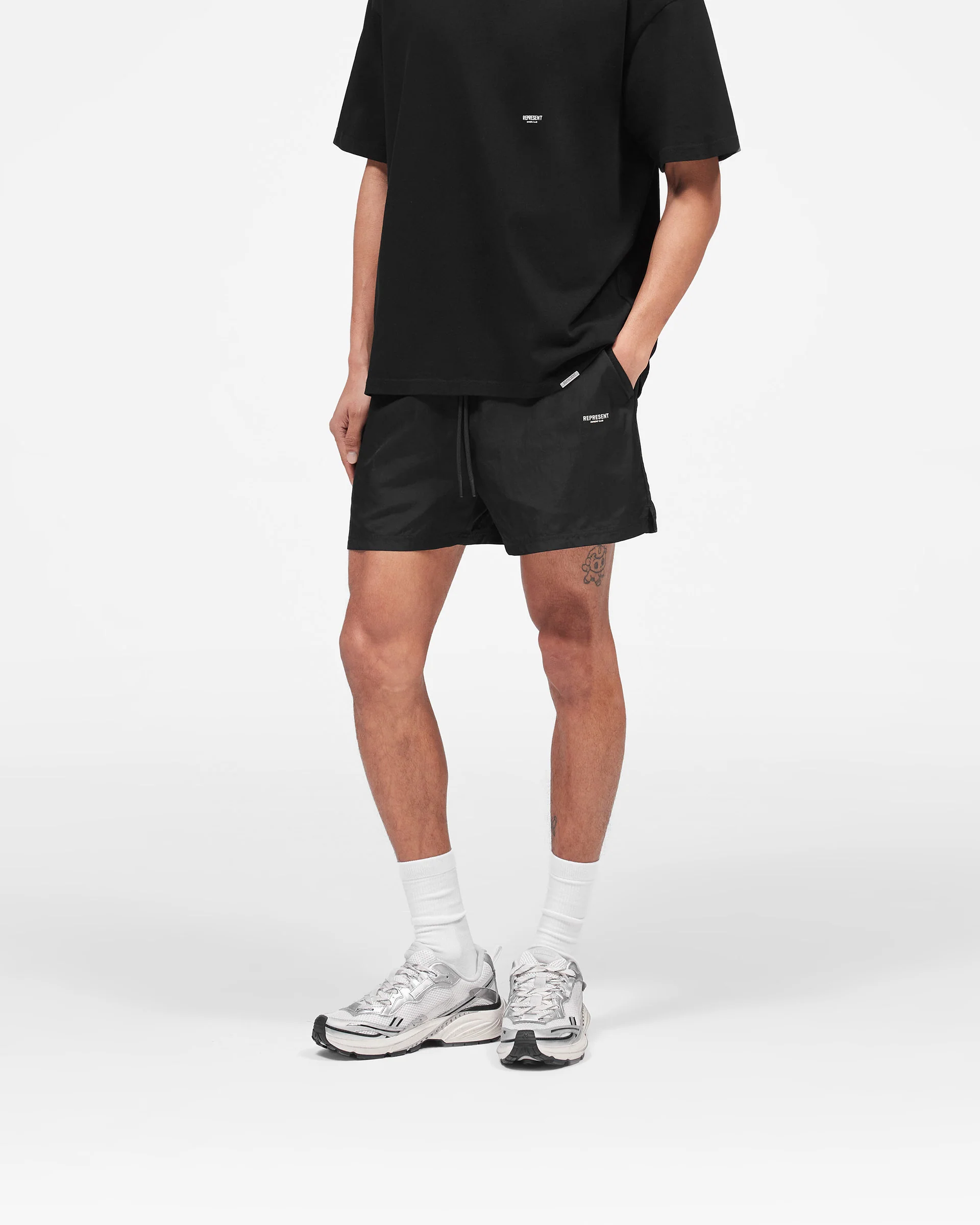 Micro Owners Club Swim Shorts - Black - Image 5