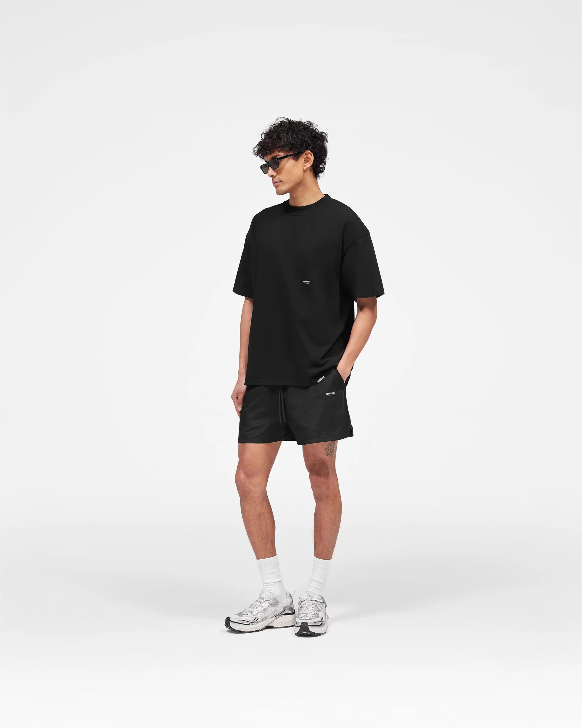 Micro Owners Club Swim Shorts - Black - Image 9