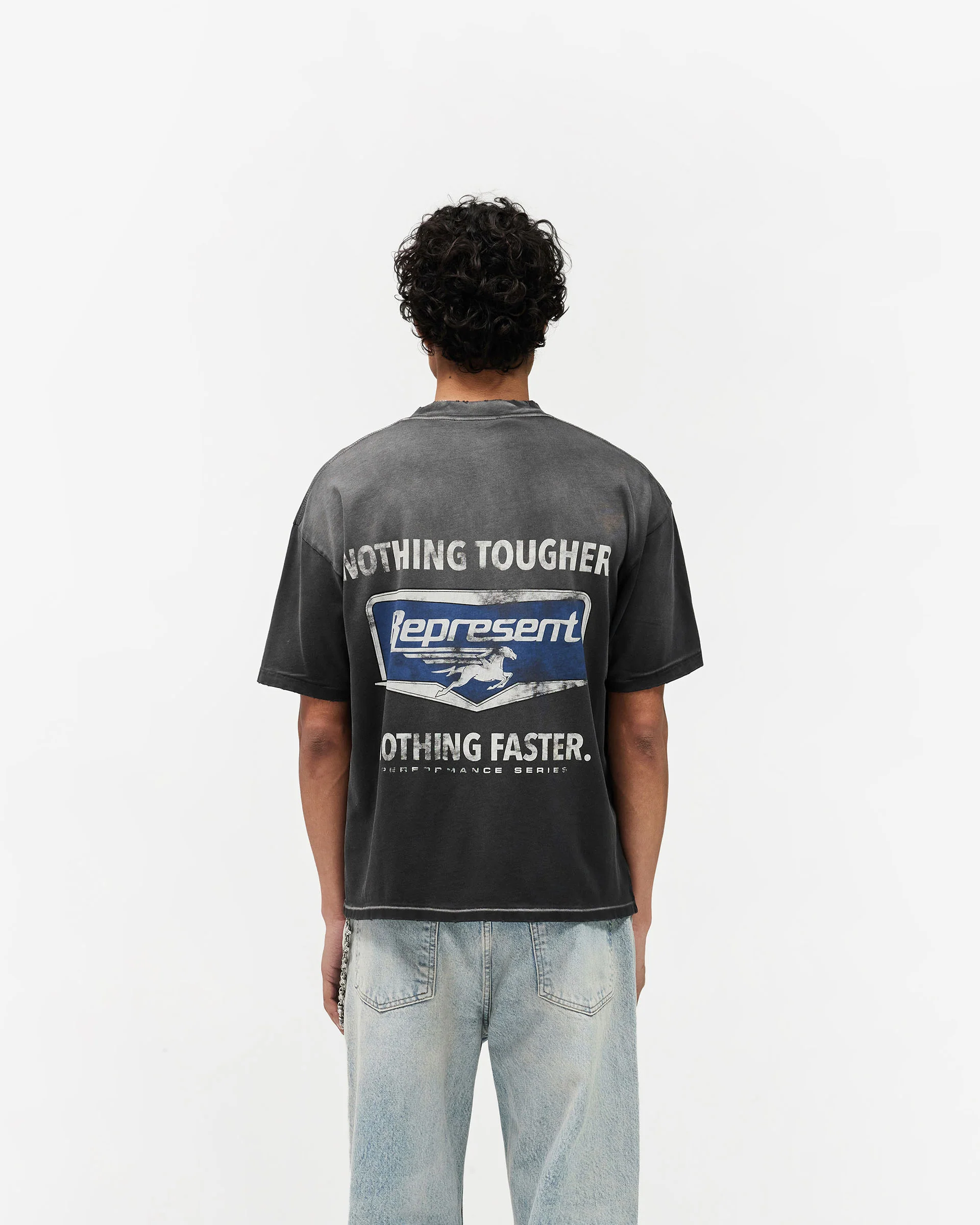 Nothing Faster T-Shirt - Stained Black - Image 5