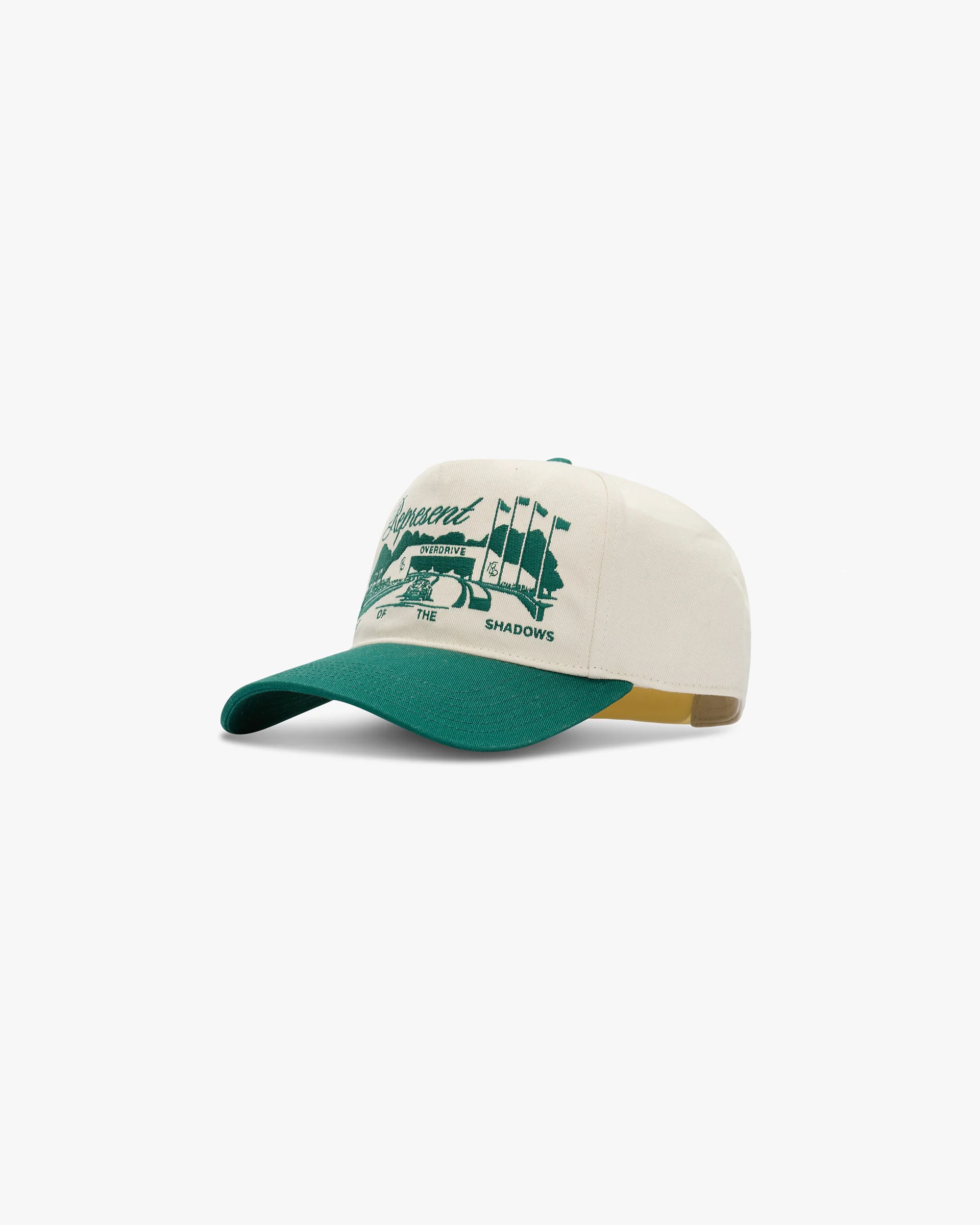 Raceway Cap - Antique White Forest Green - Image 4