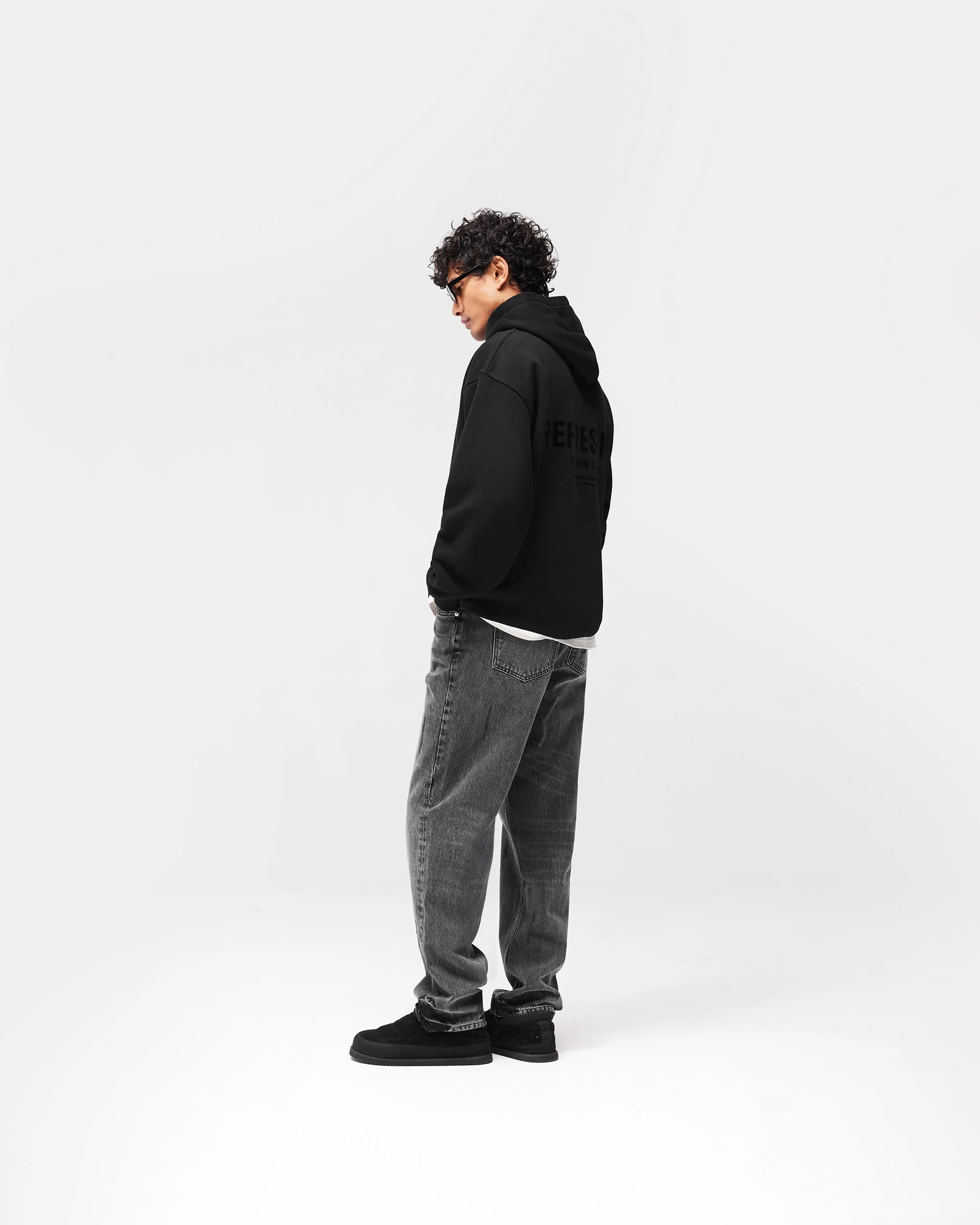 Represent Owners Club Flocked Hoodie - Black - Image 9