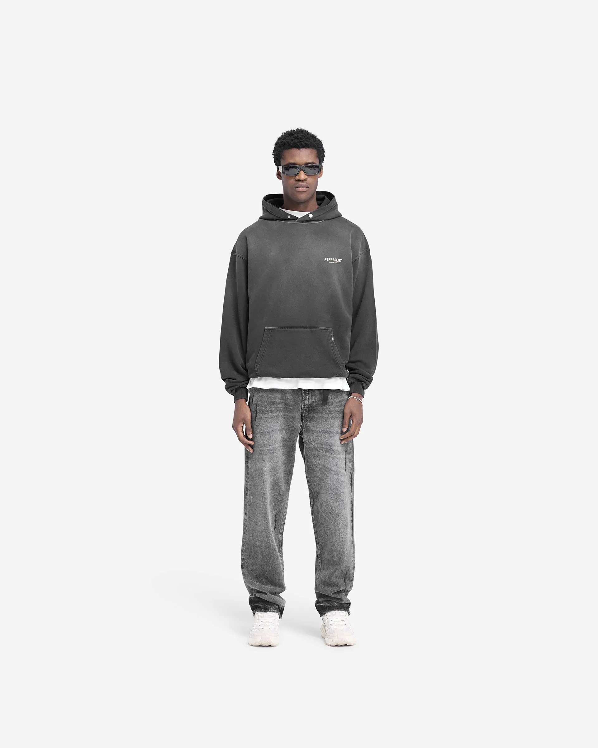 Represent Owners Club Hoodie - Aged Black - Image 3