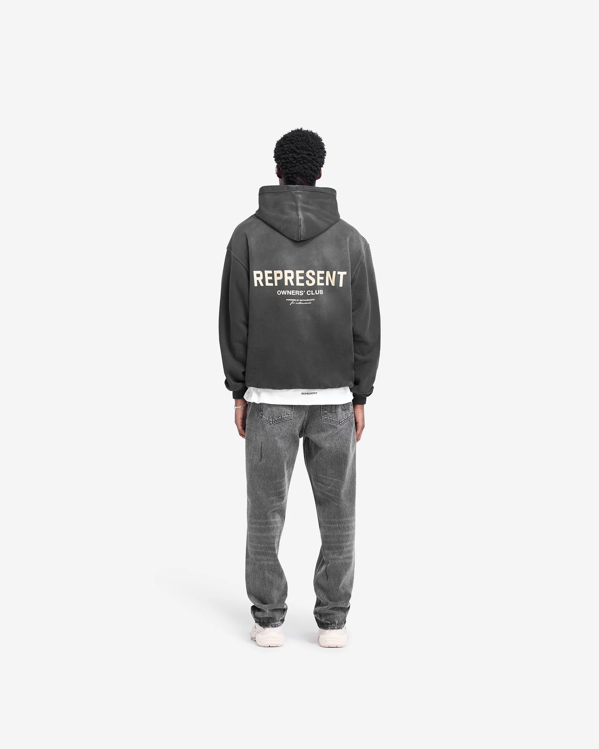 Represent Owners Club Hoodie - Aged Black - Image 5