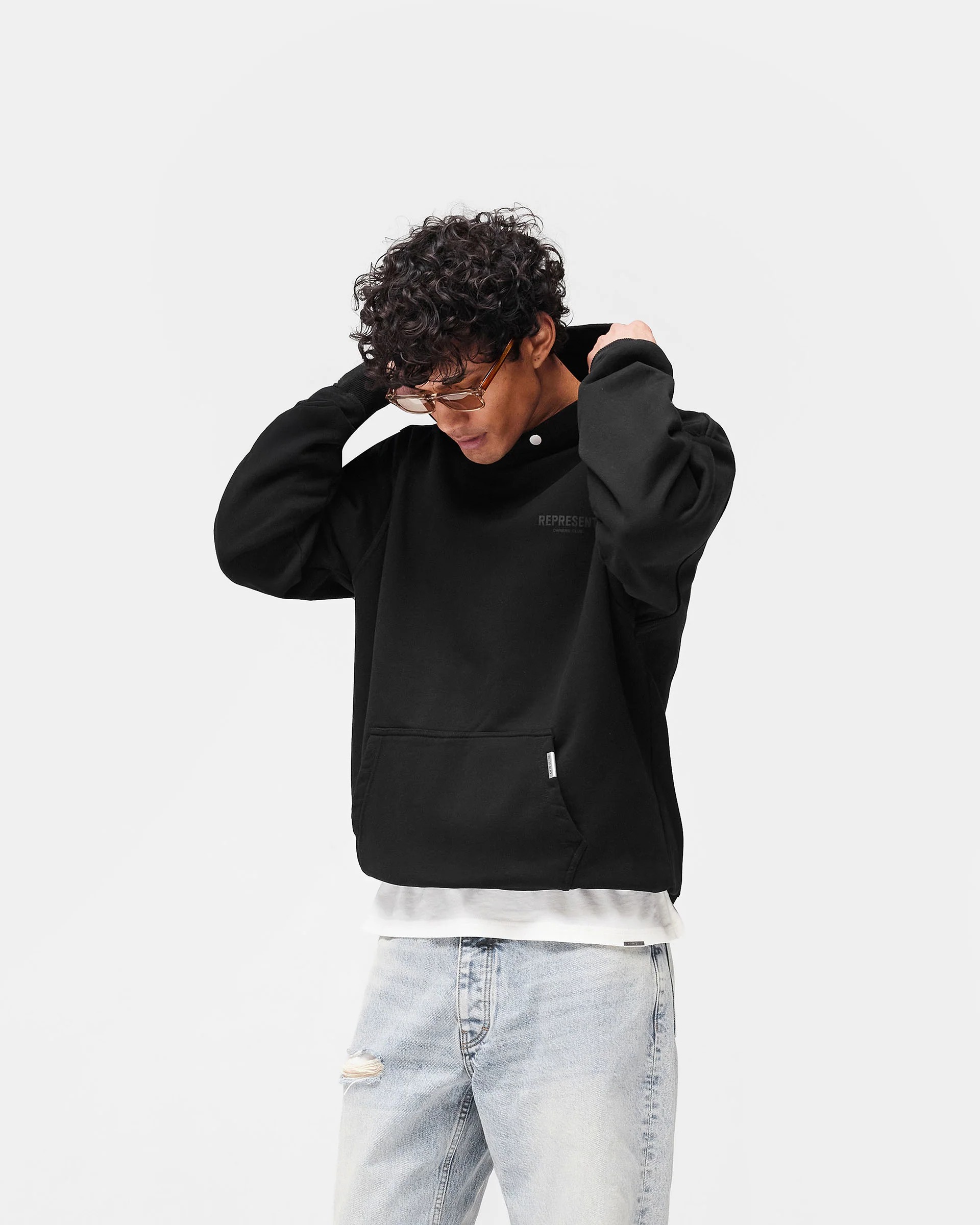 Represent Owners Club Hoodie - Black Matte - Image 4