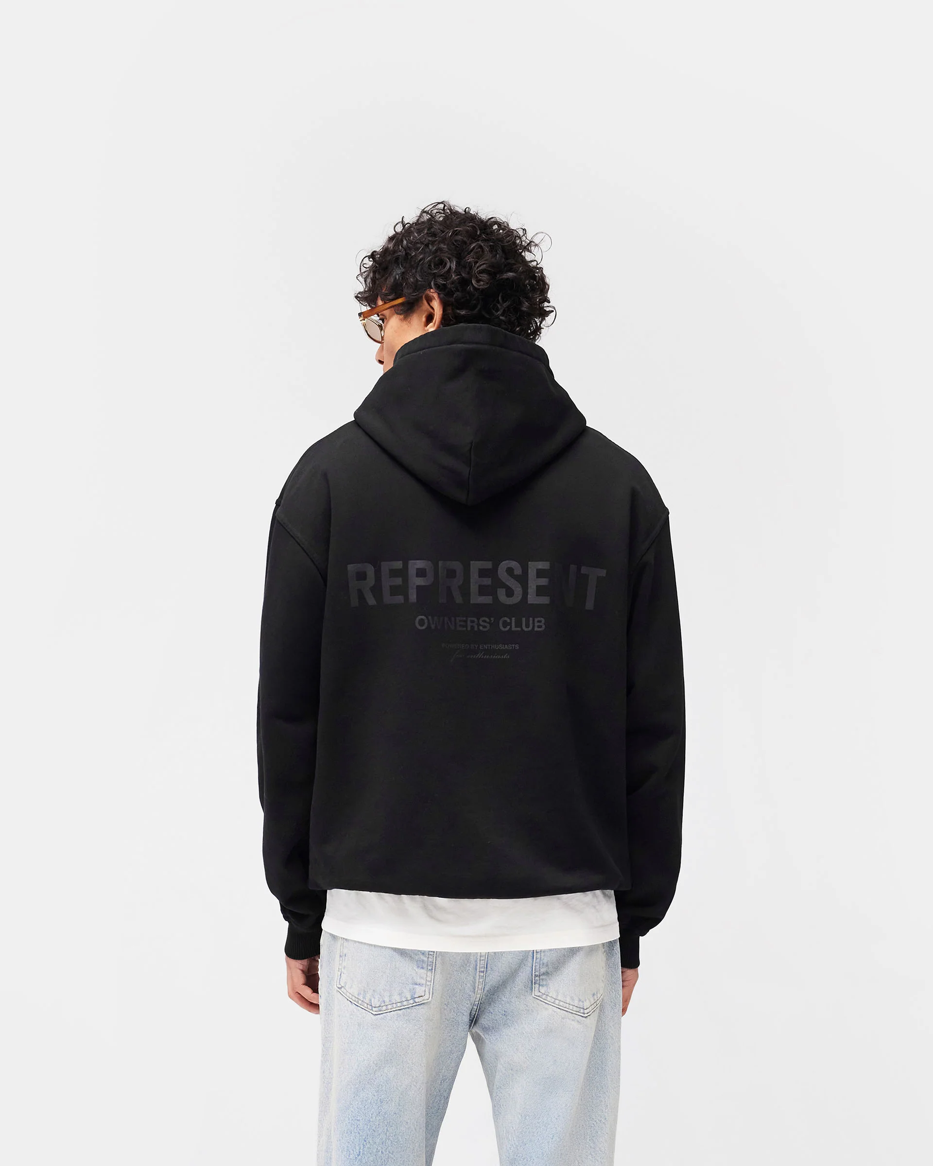 Represent Owners Club Hoodie - Black Matte - Image 5