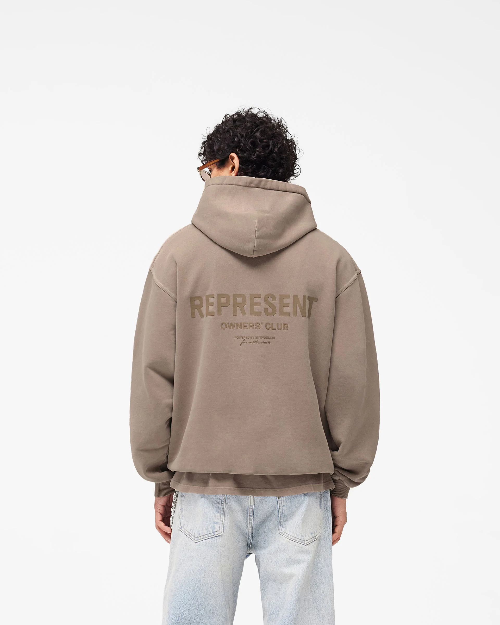 Represent Owners Club Hoodie - Mushroom - Image 6