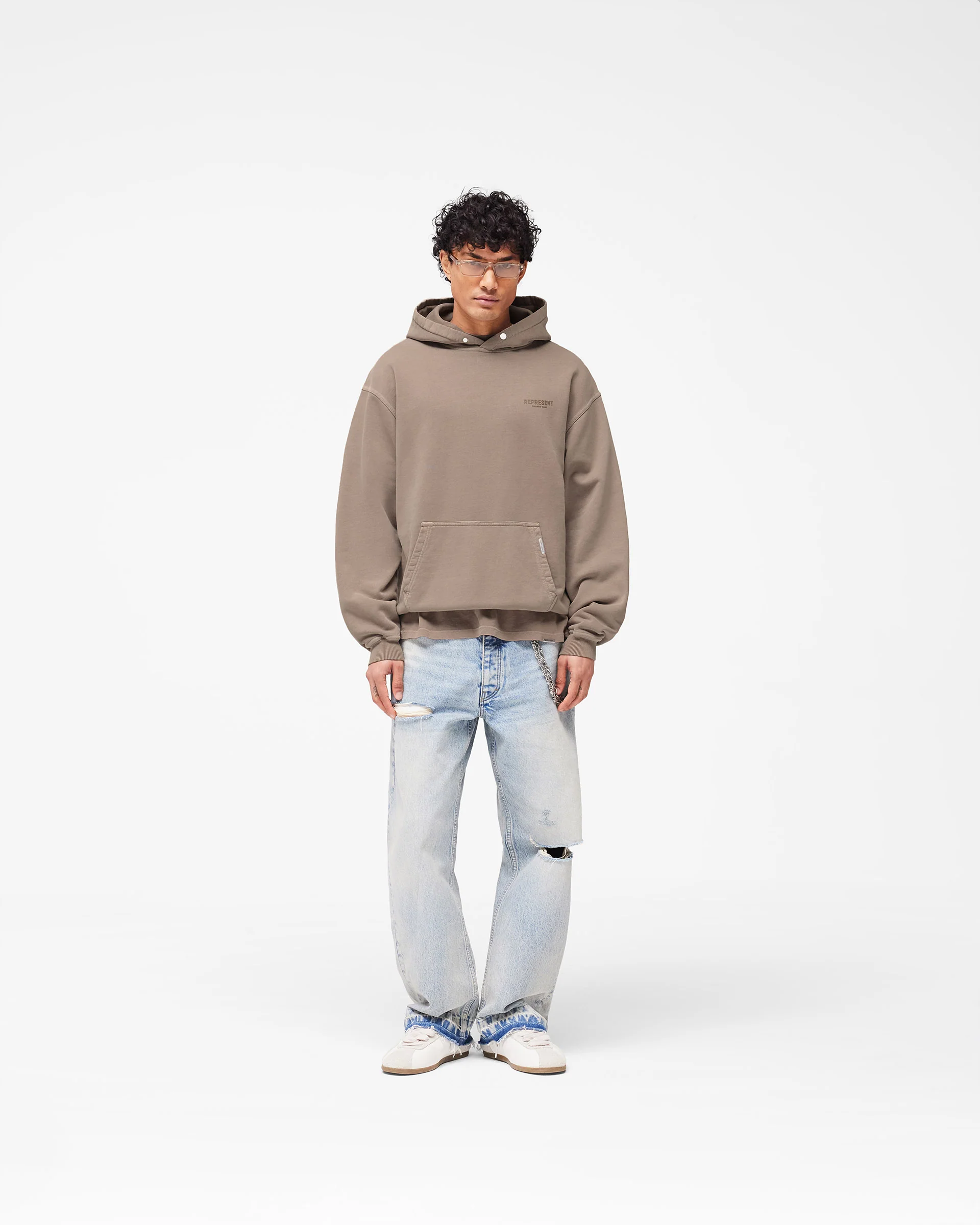 Represent Owners Club Hoodie - Mushroom - Image 7