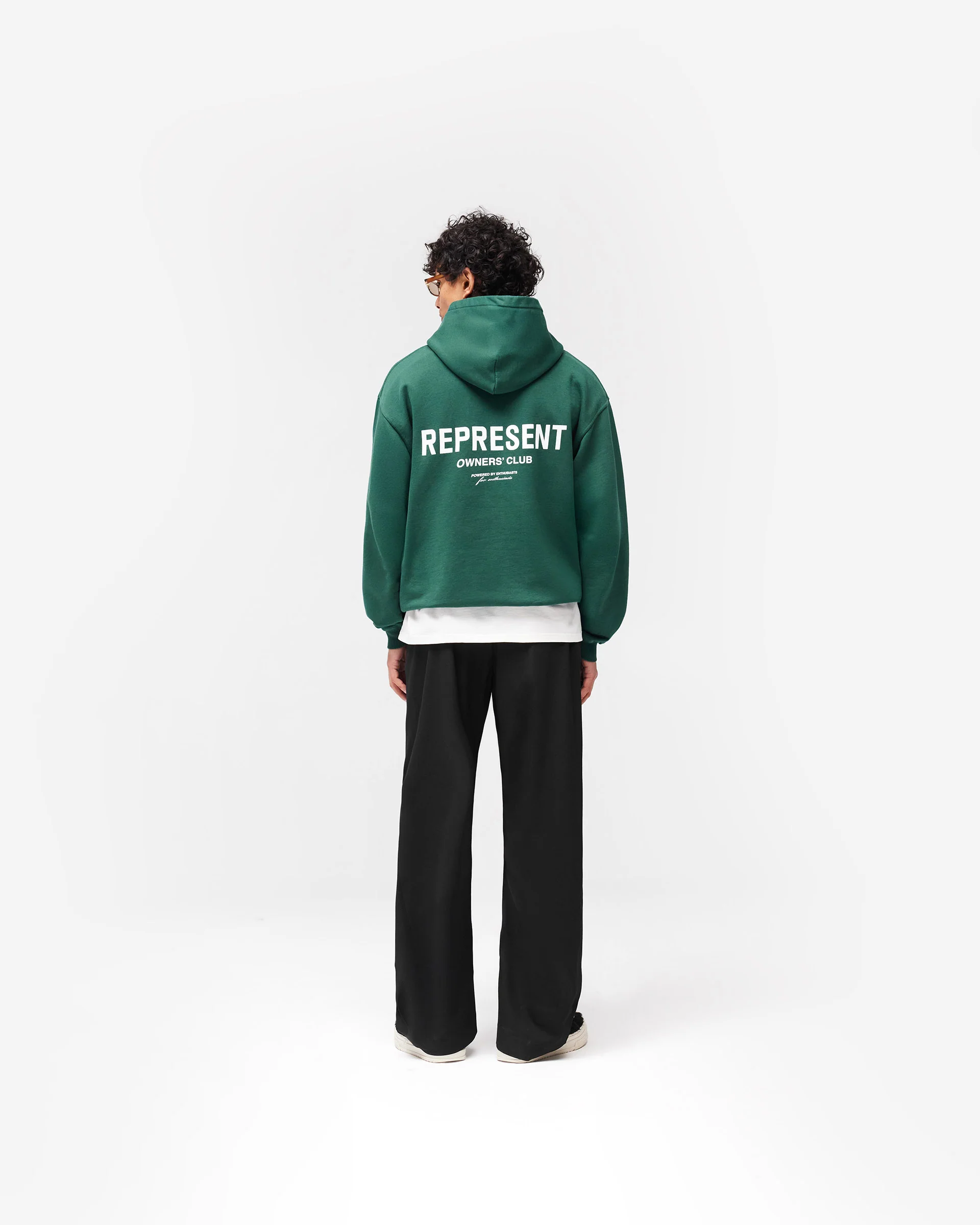 Represent Owners Club Hoodie - Racing Green - Image 10