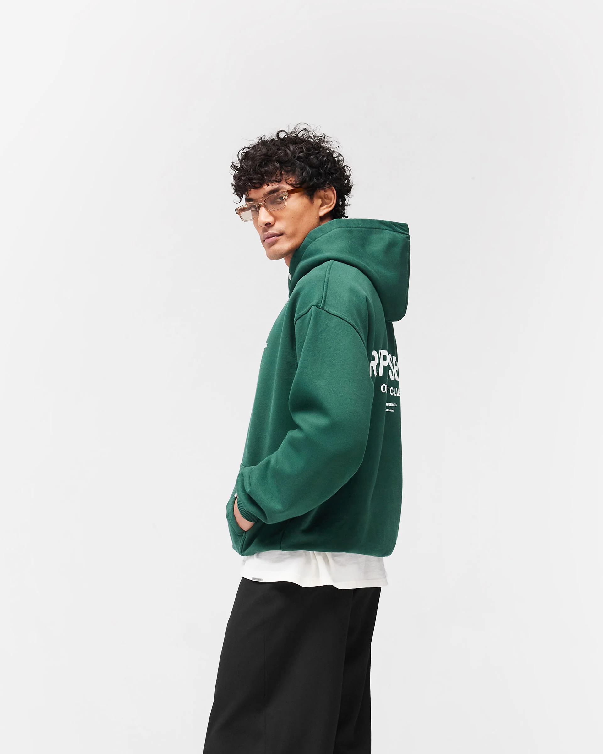 Represent Owners Club Hoodie - Racing Green - Image 5
