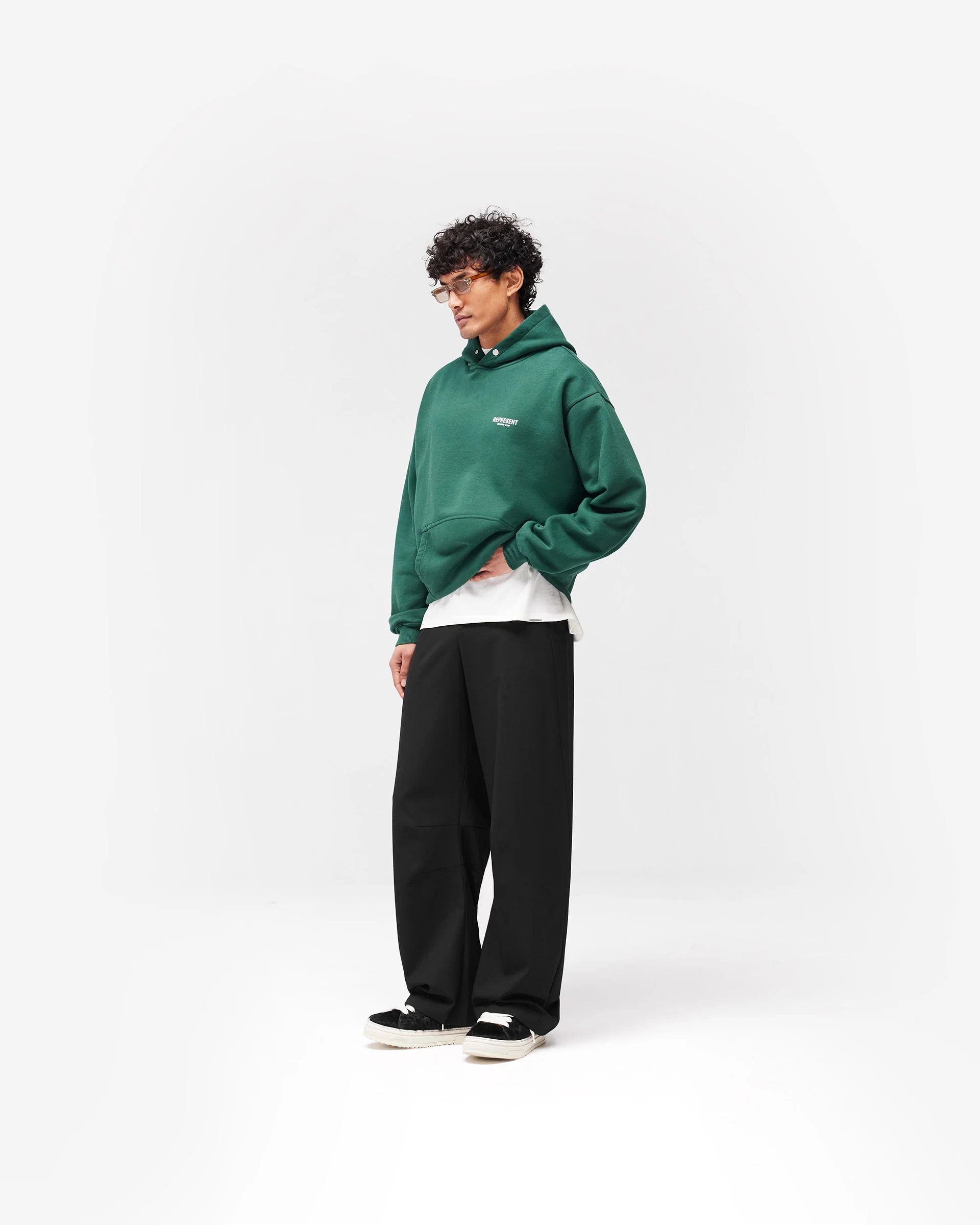 Represent Owners Club Hoodie - Racing Green - Image 8