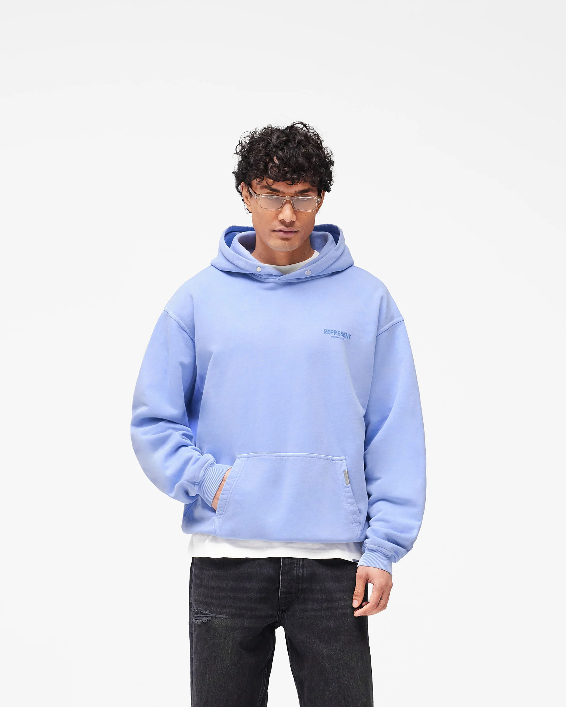 Represent Owners Club Hoodie - Vista Blue - Image 3