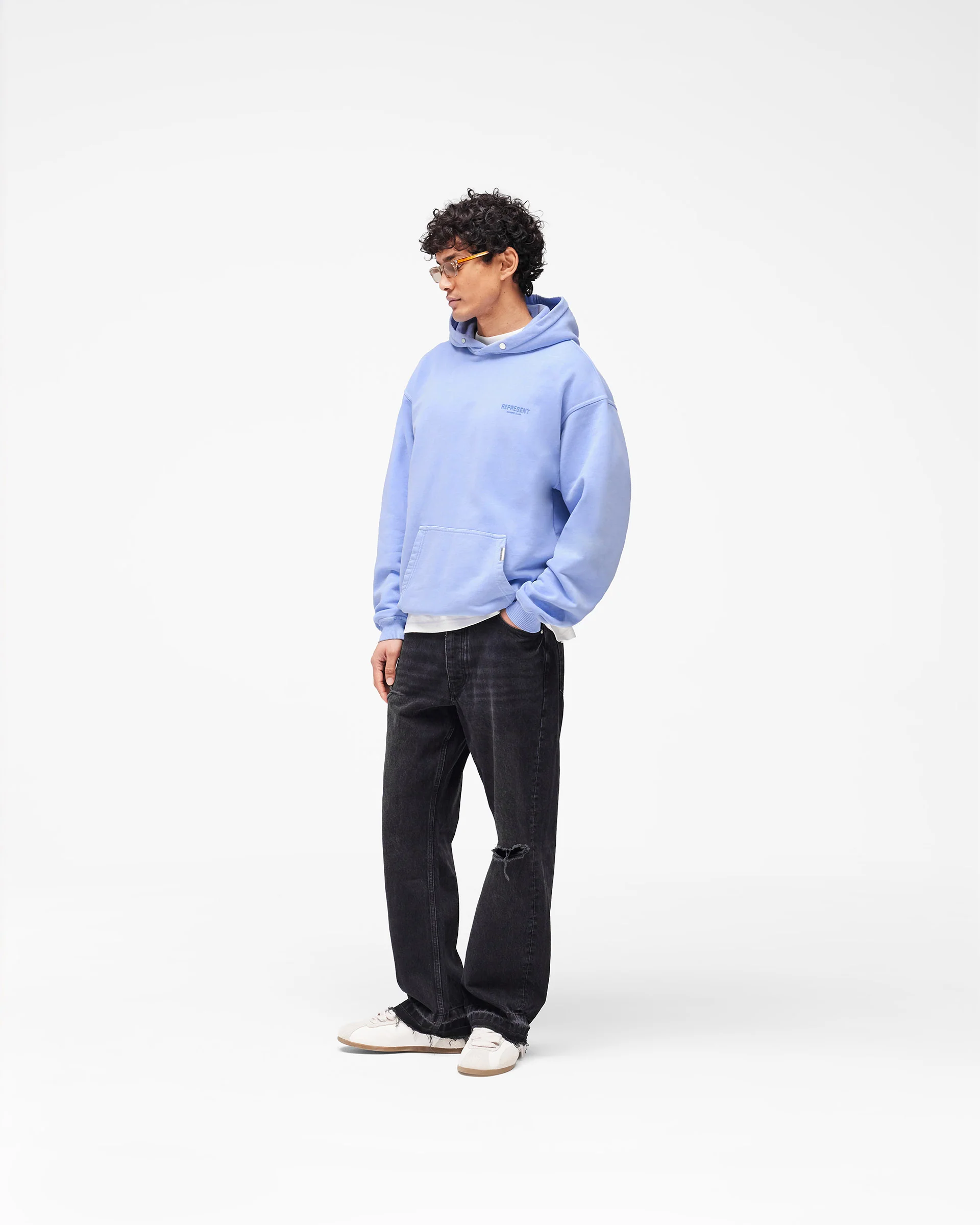 Represent Owners Club Hoodie - Vista Blue - Image 8