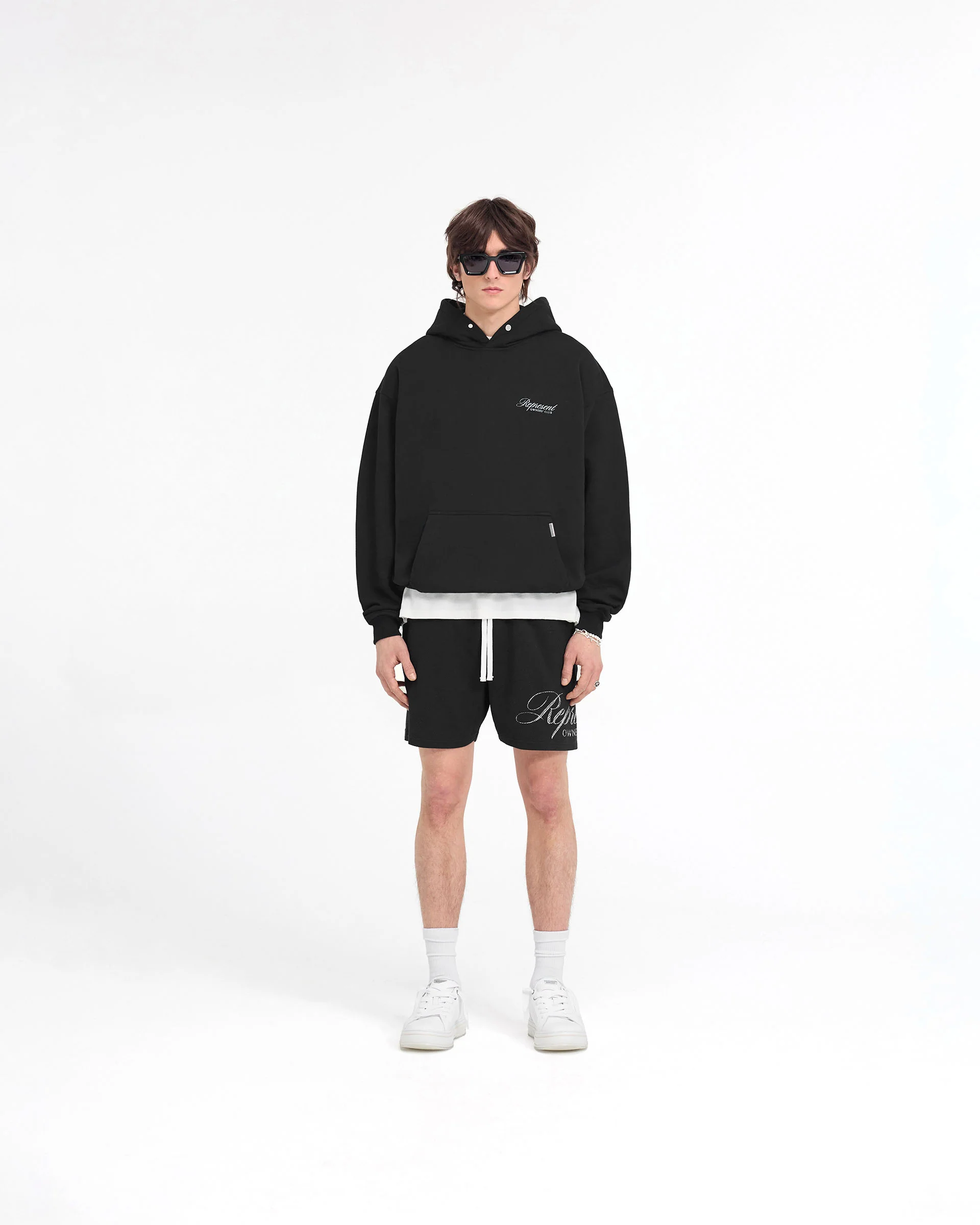 Represent Owners Club Script Hoodie - Black - Image 6