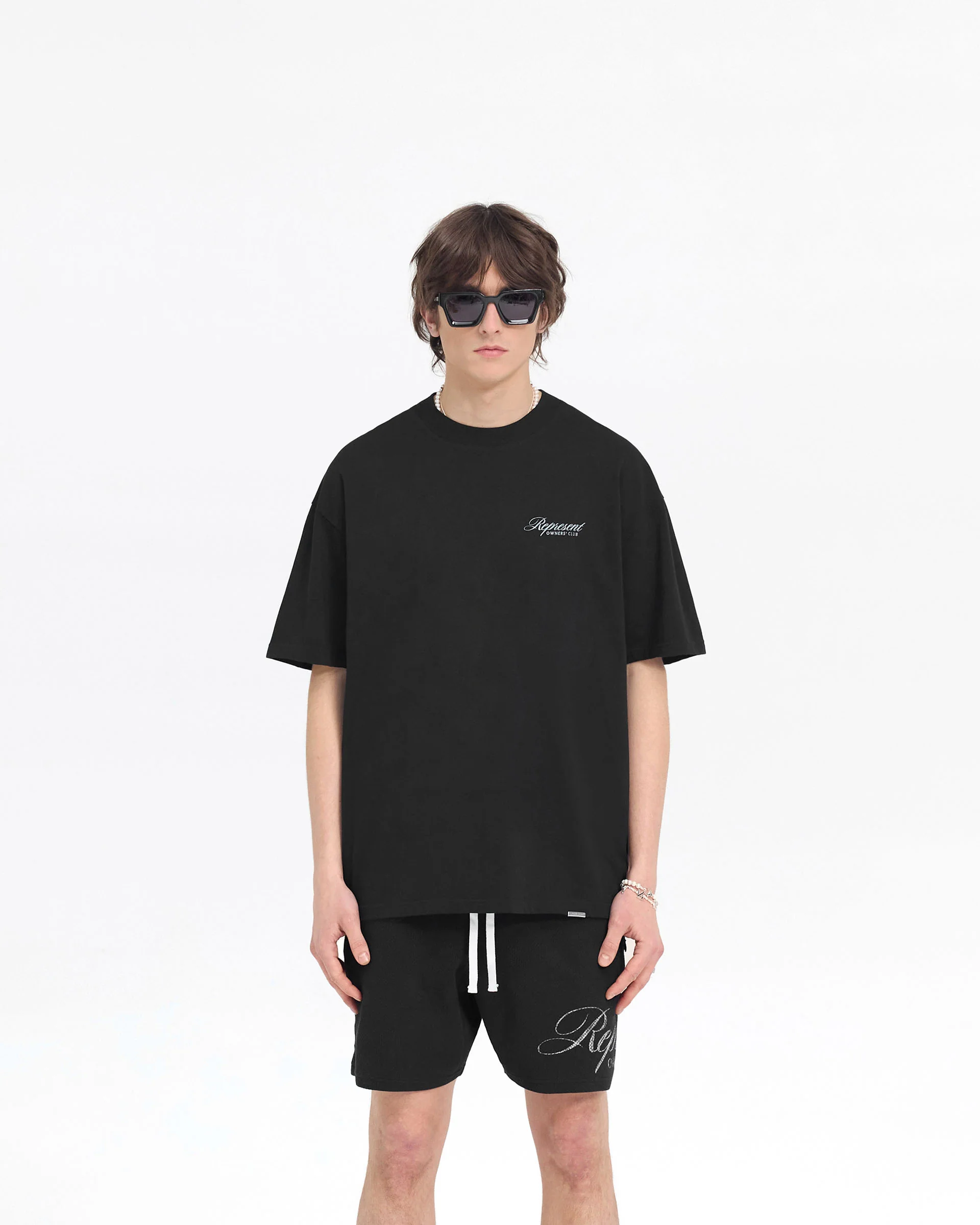 Represent Owners Club Script T-Shirt - Black - Image 3