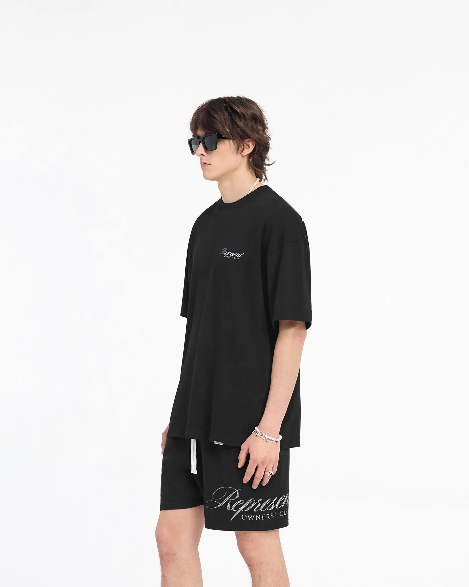 Represent Owners Club Script T-Shirt - Black - Image 4
