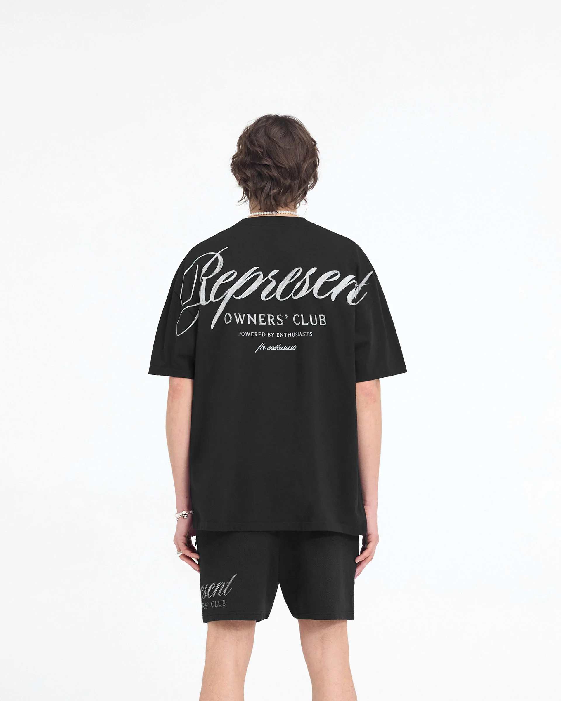 Represent Owners Club Script T-Shirt - Black - Image 5