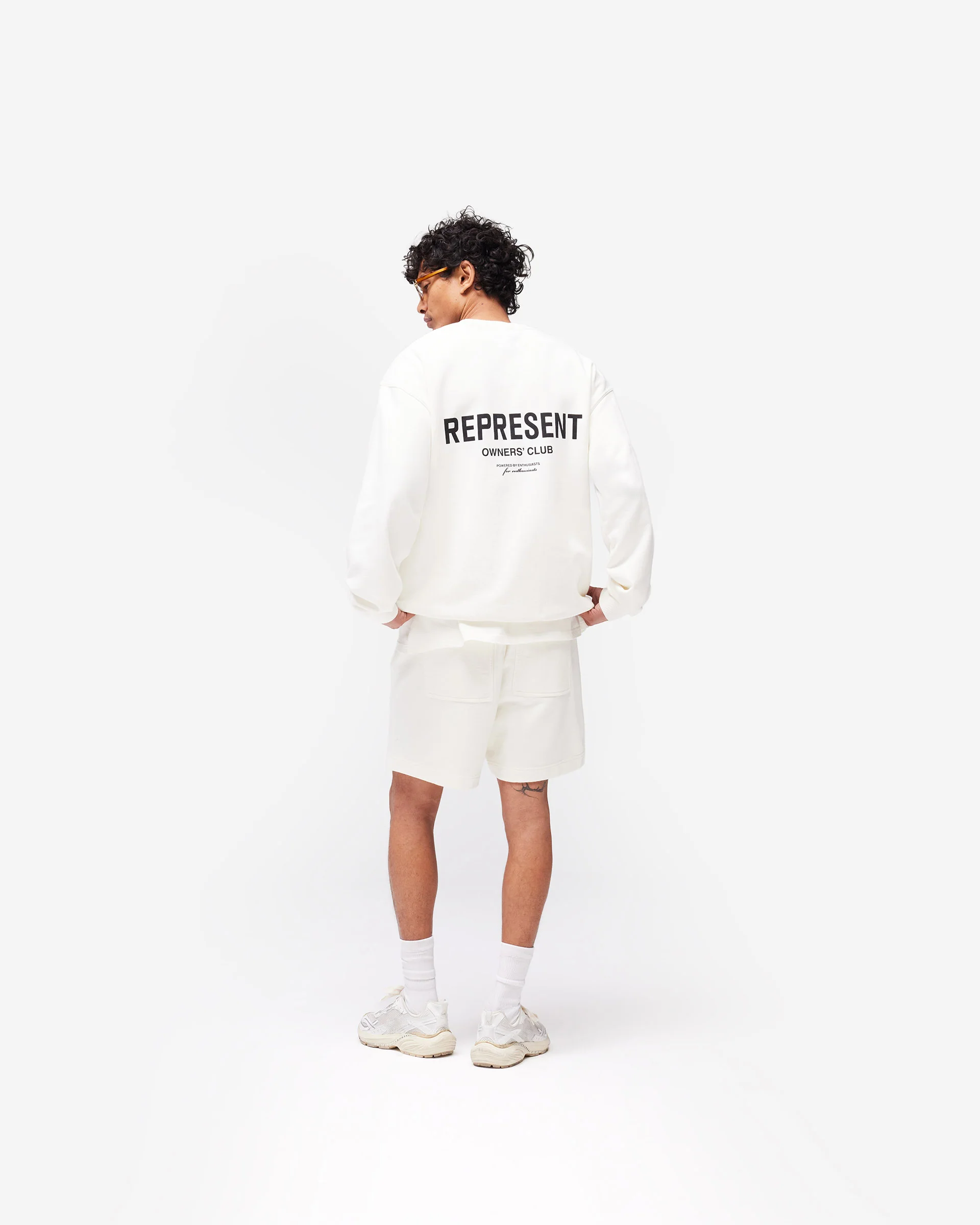 Represent Owners Club Sweater - Flat White - Image 10
