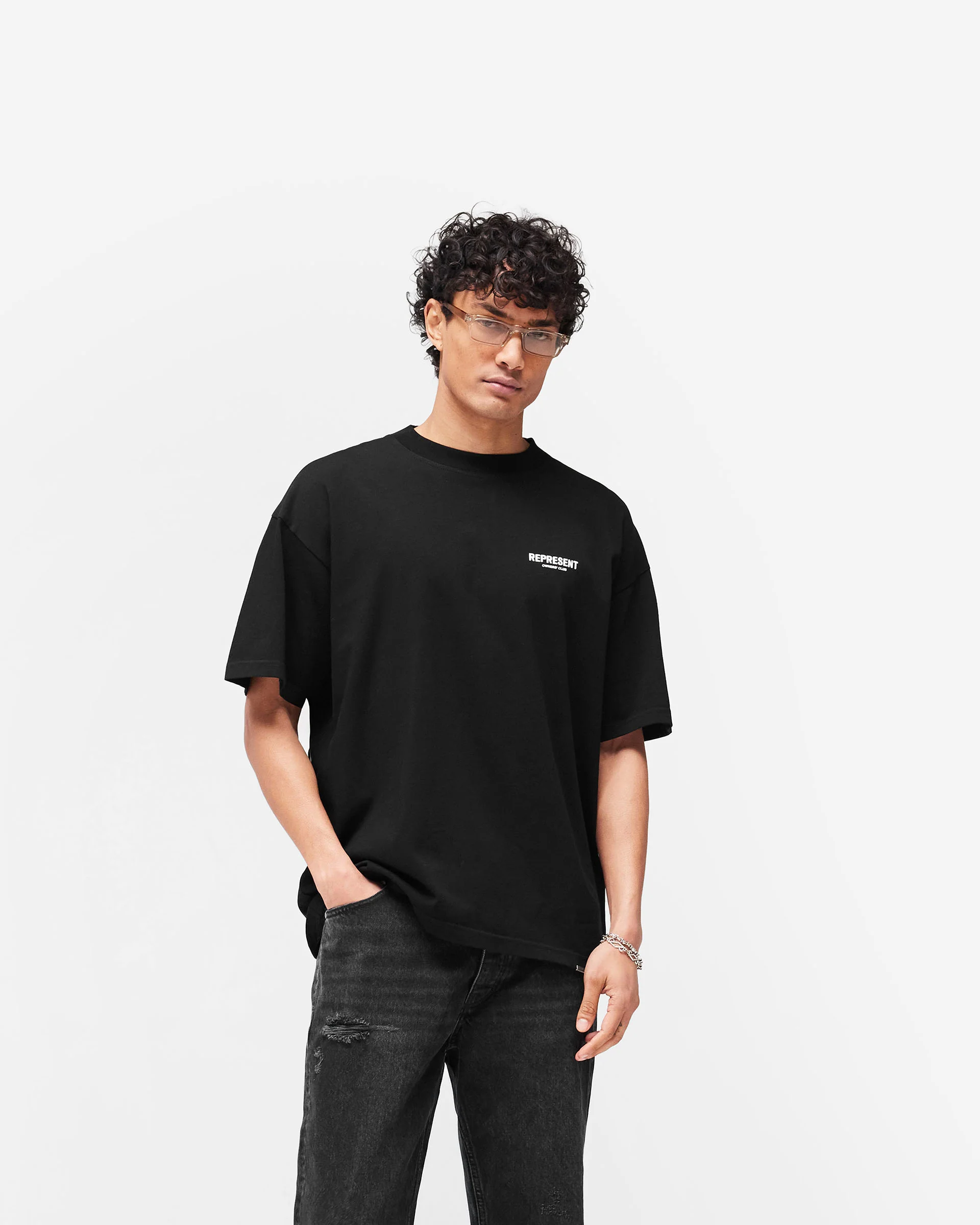 Represent Owners Club T-Shirt - Black - Image 3