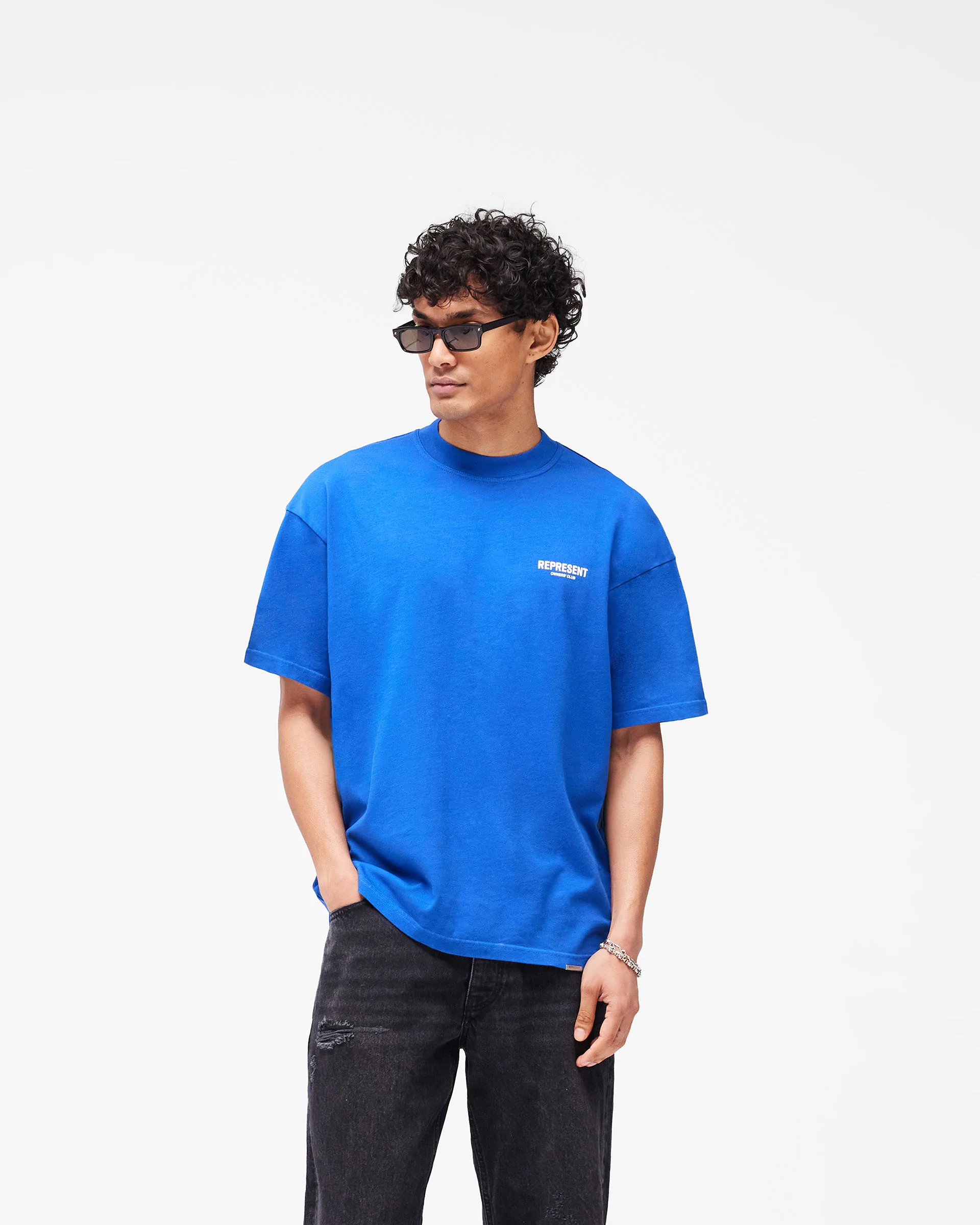 Represent Owners Club T-Shirt - Cobalt - Image 3