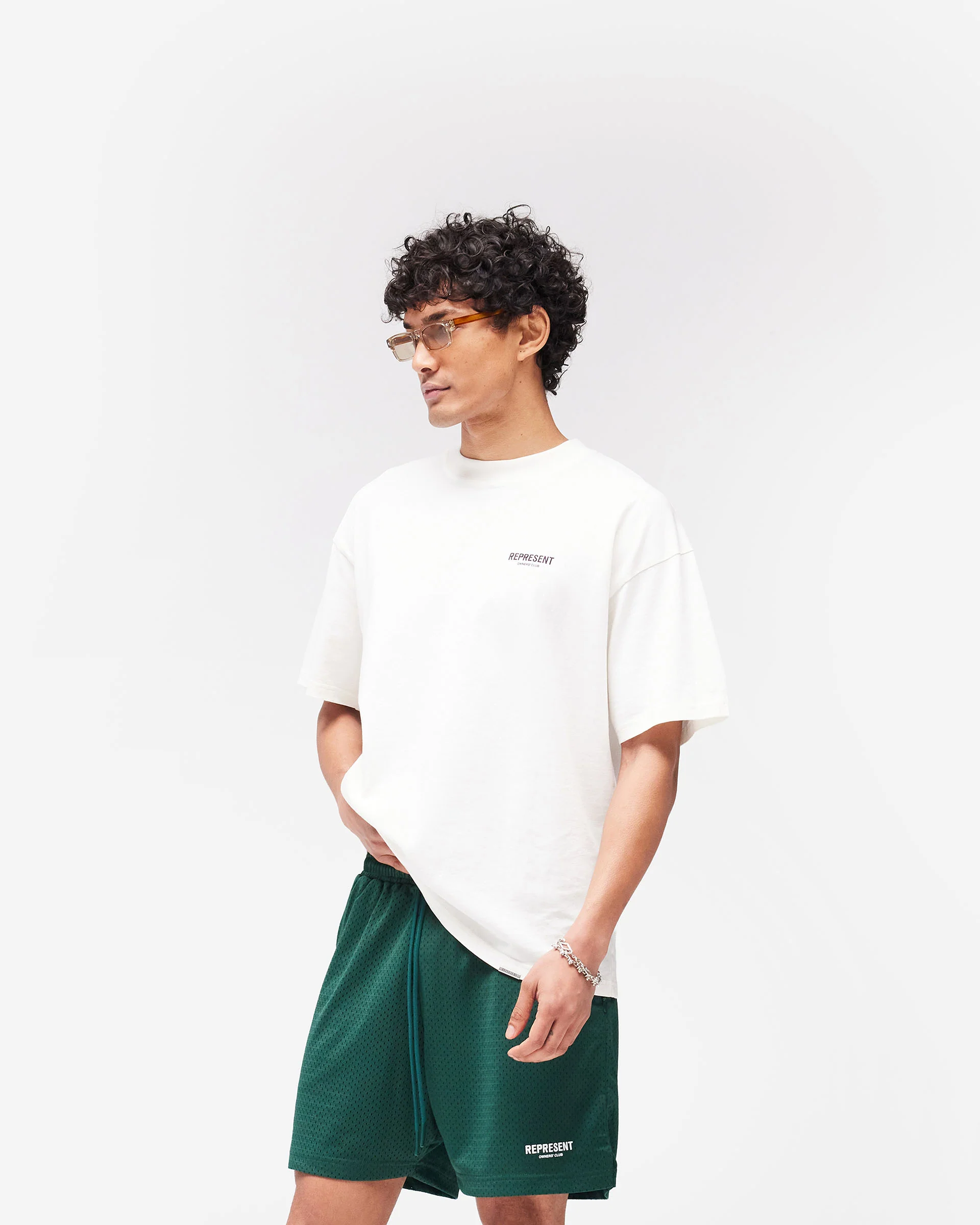 Represent Owners Club T-Shirt - Flat White - Image 4