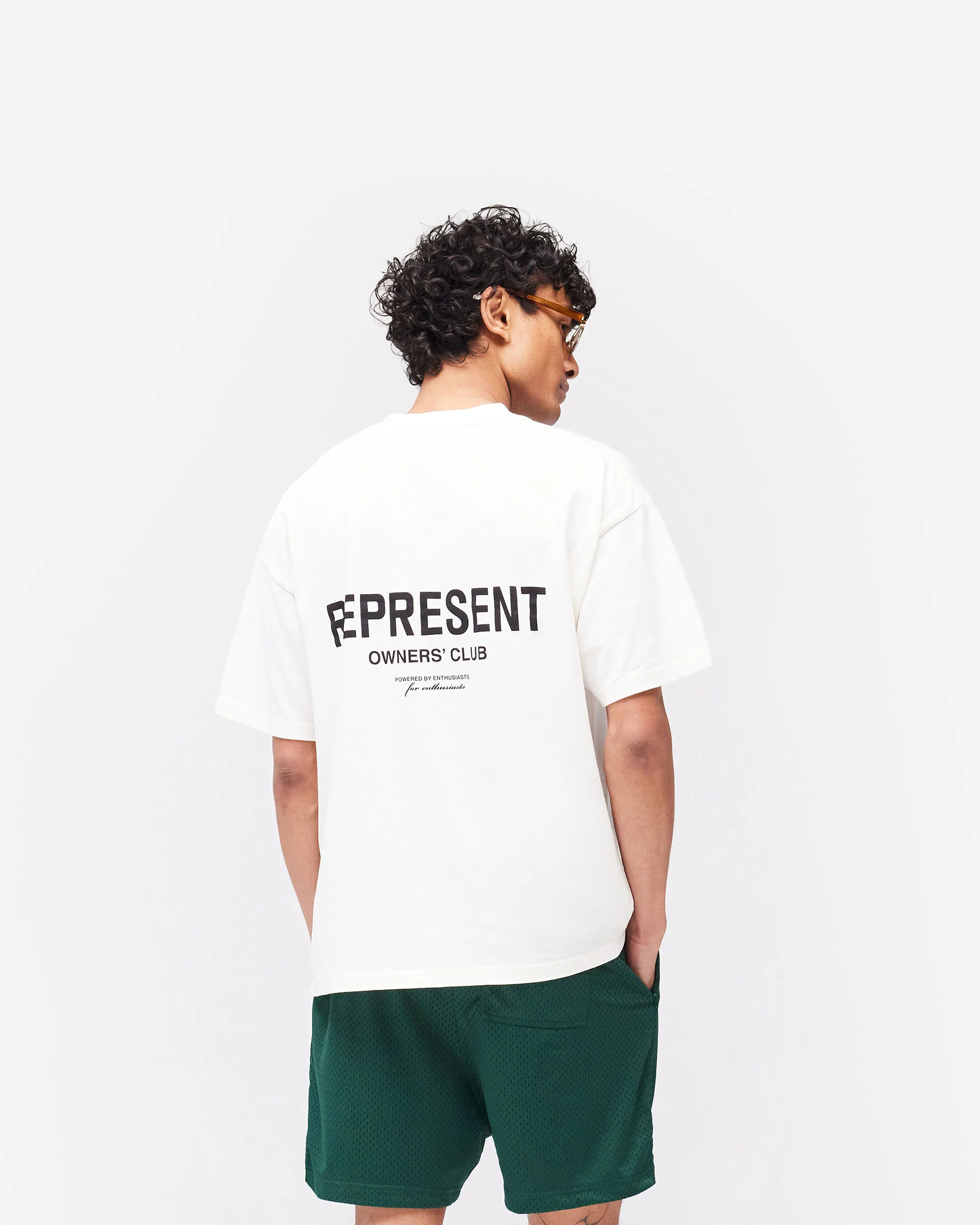 Represent Owners Club T-Shirt - Flat White - Image 6