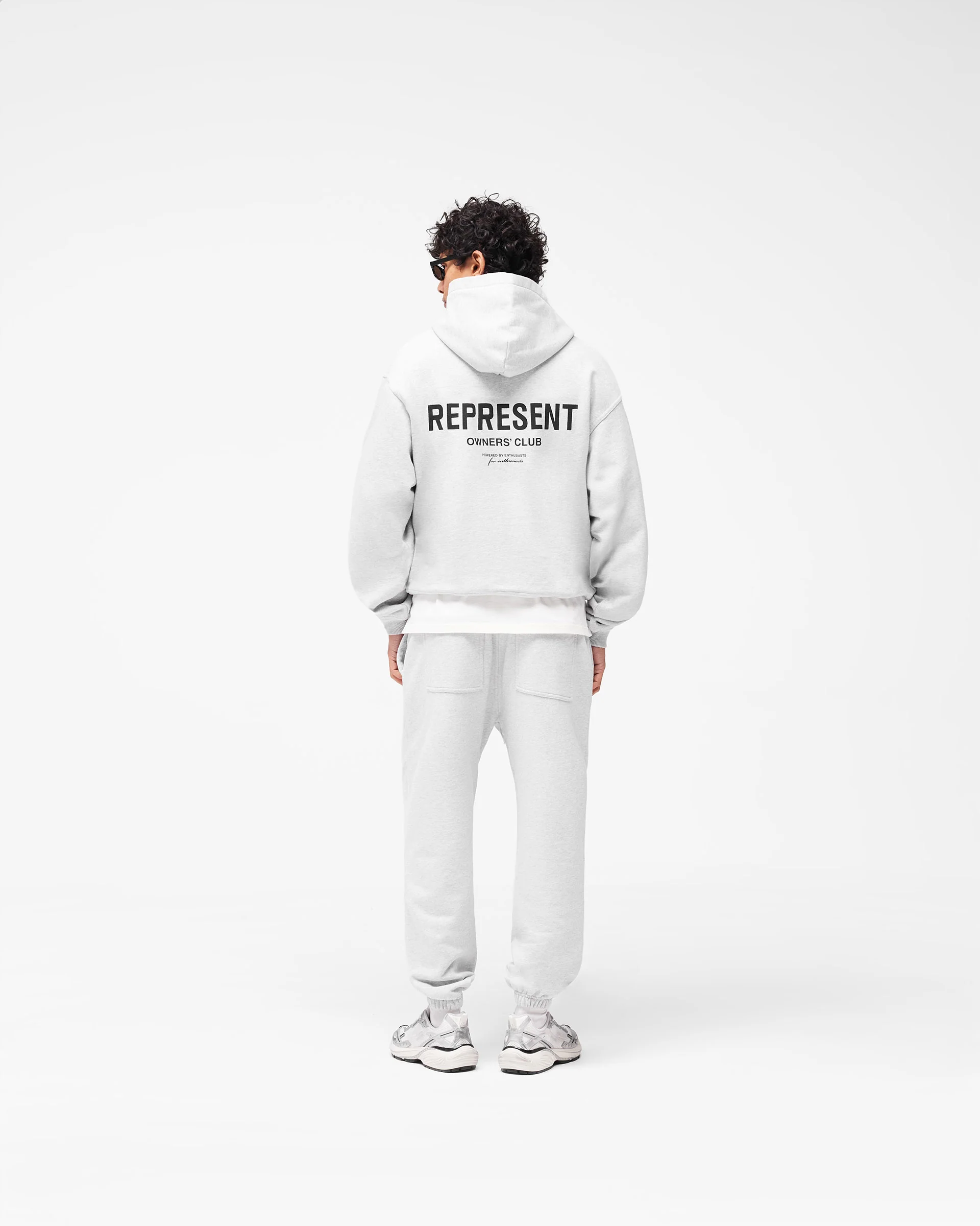 Represent Owners Club Zip Hoodie - Ash Grey - Image 9