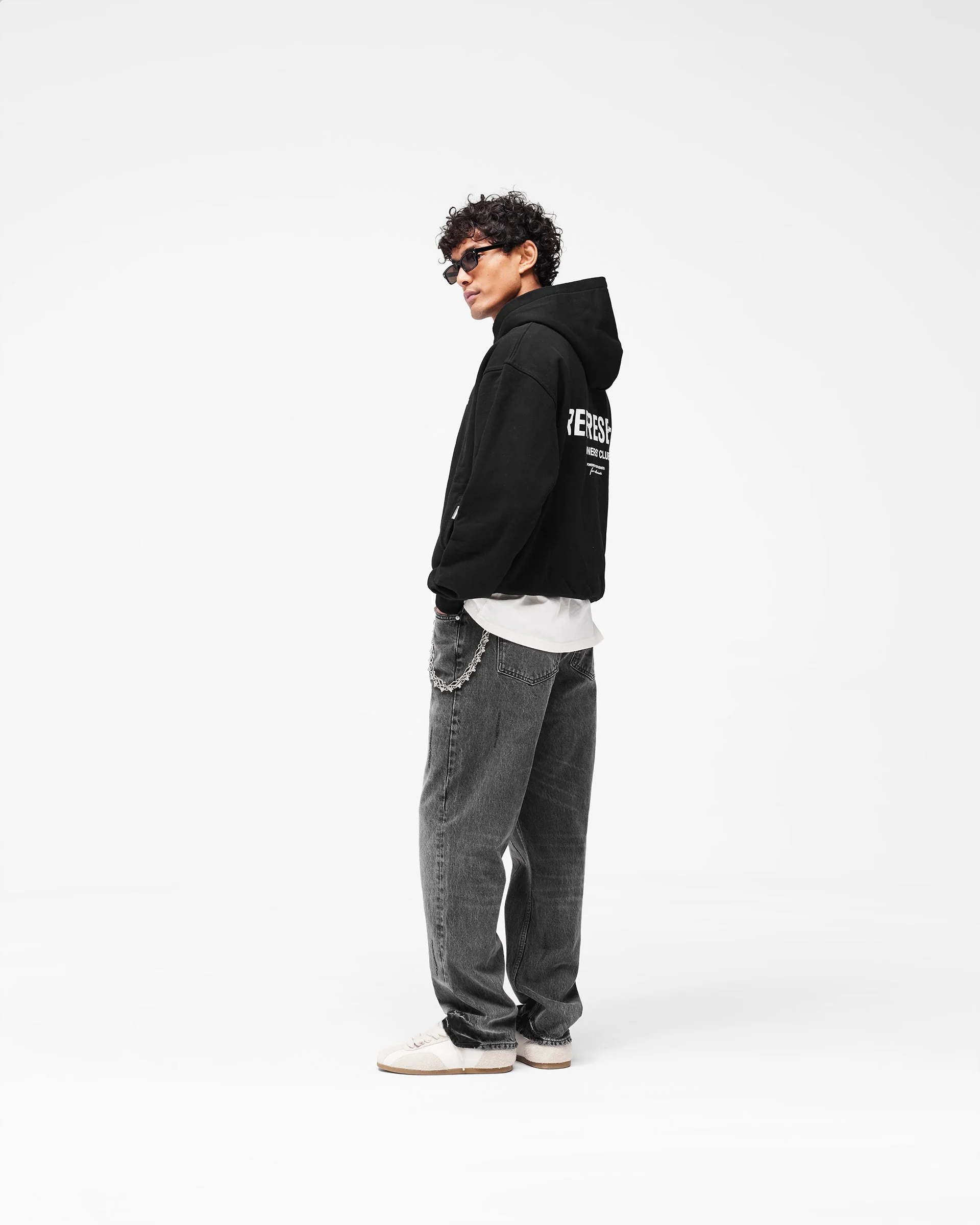 Represent Owners Club Zip Hoodie - Black - Image 11