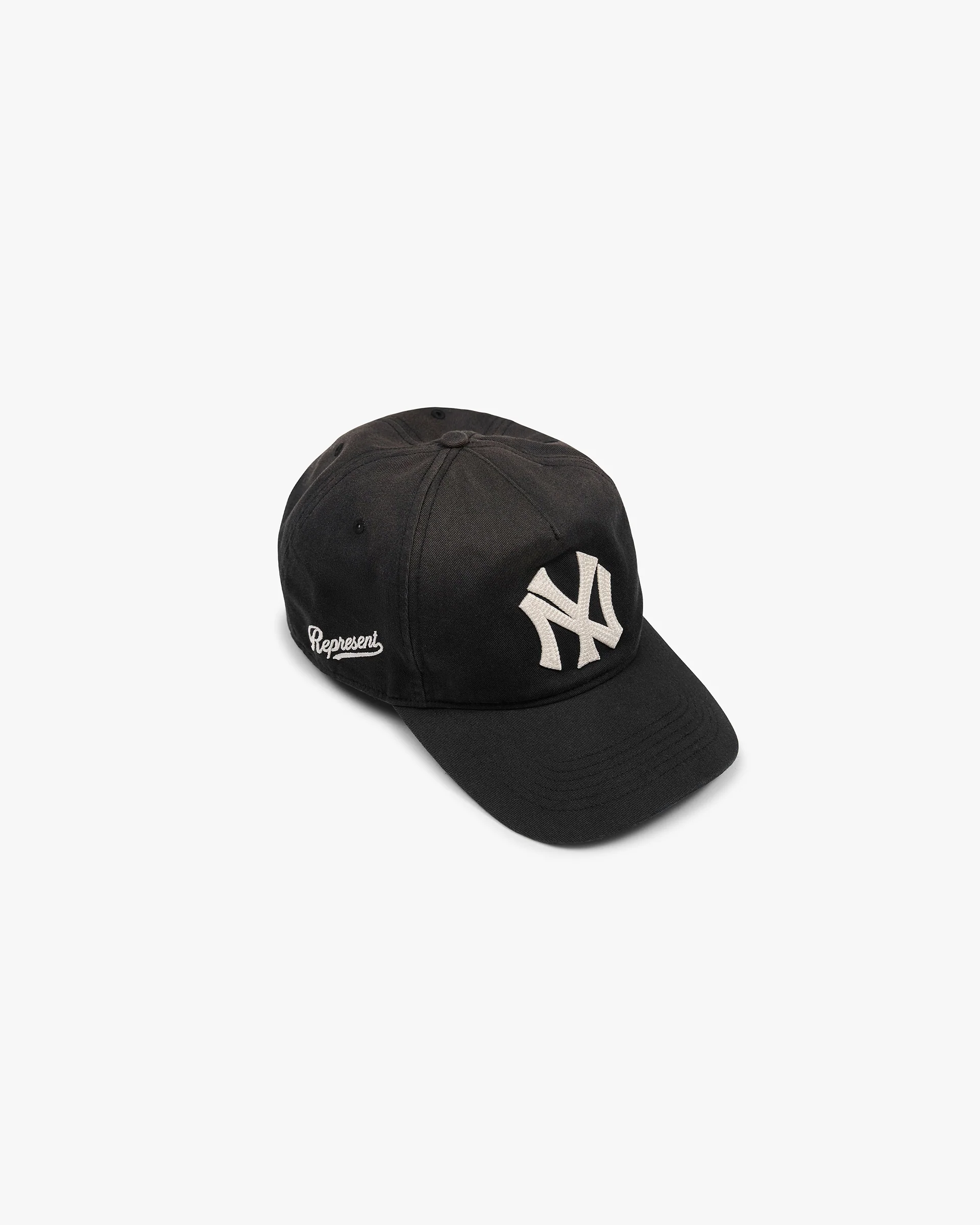 Represent X 47 New York Yankees Cap - Washed Black - Image 3