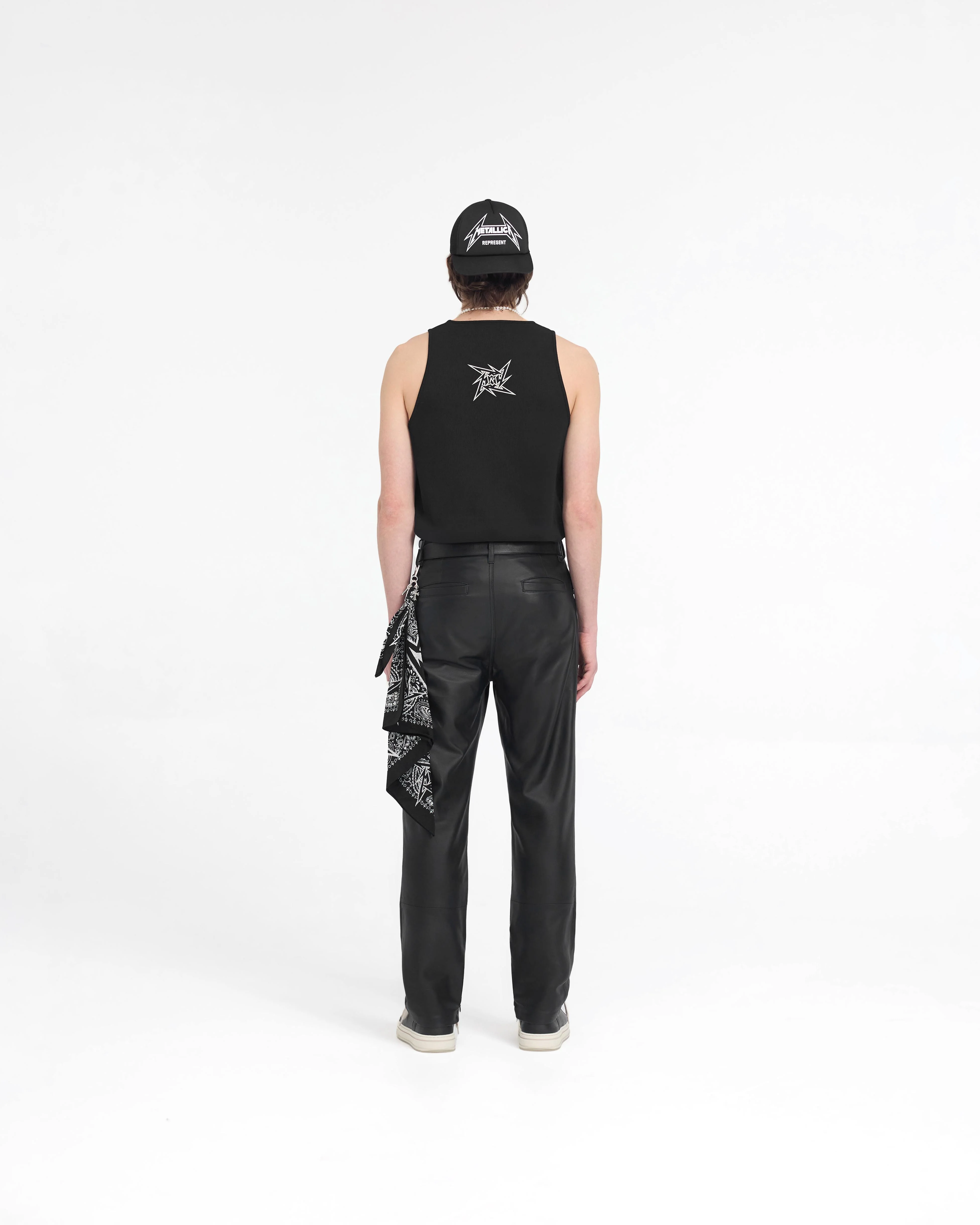Represent X Metallica Local Crew Vest - Jet Black - Image 7