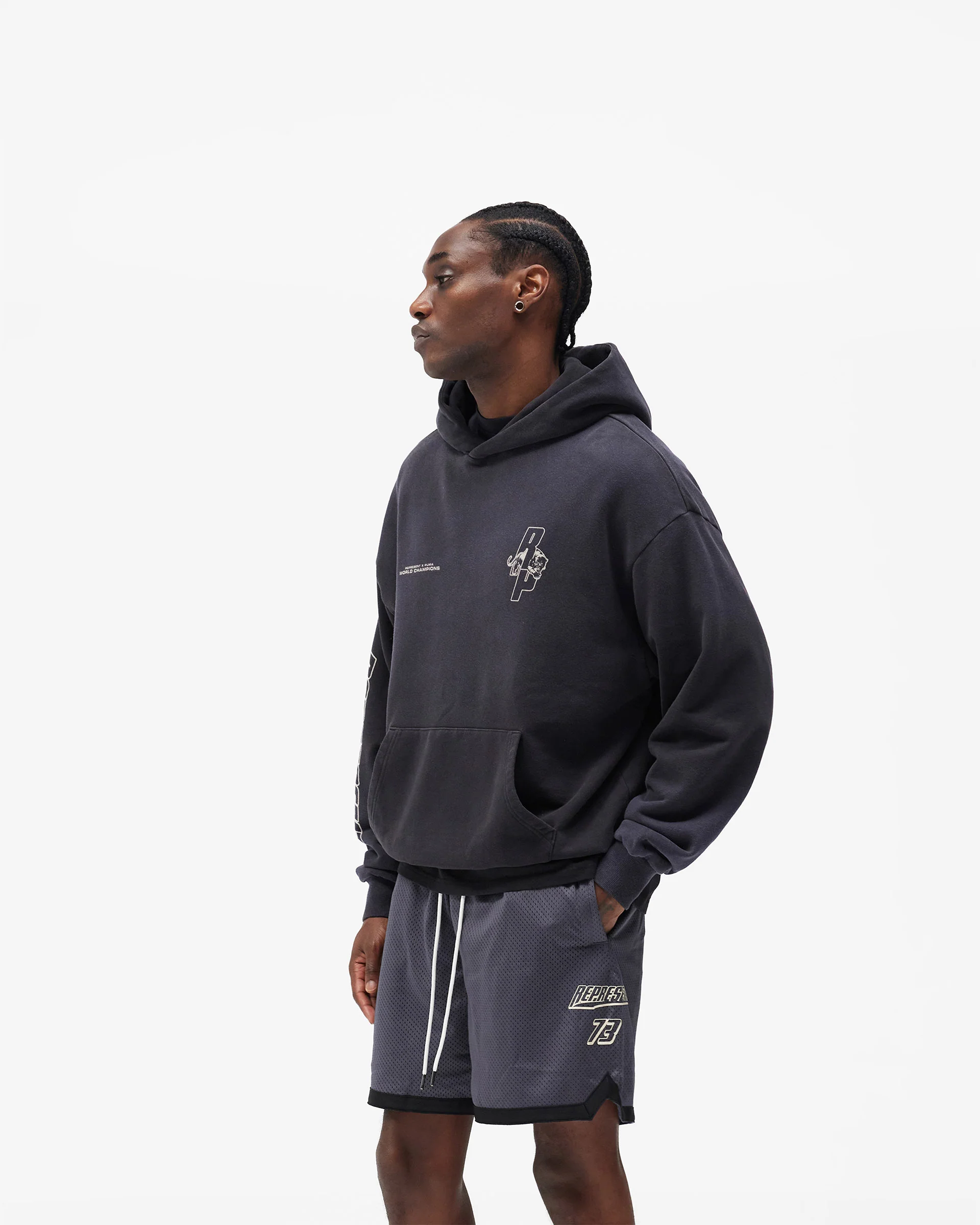 Represent X Puma Hoodie - Puma Black - Image 4