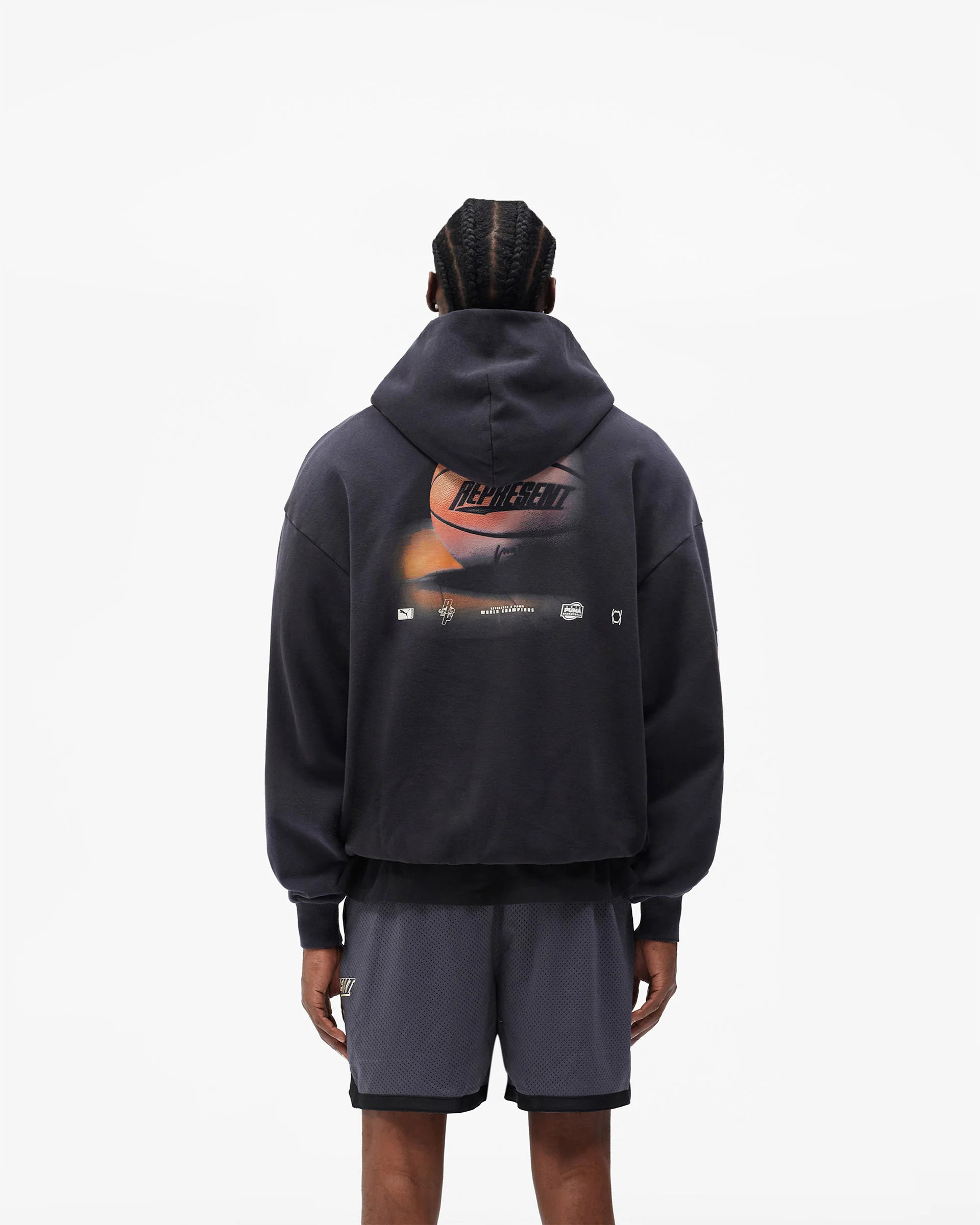 Represent X Puma Hoodie - Puma Black - Image 5