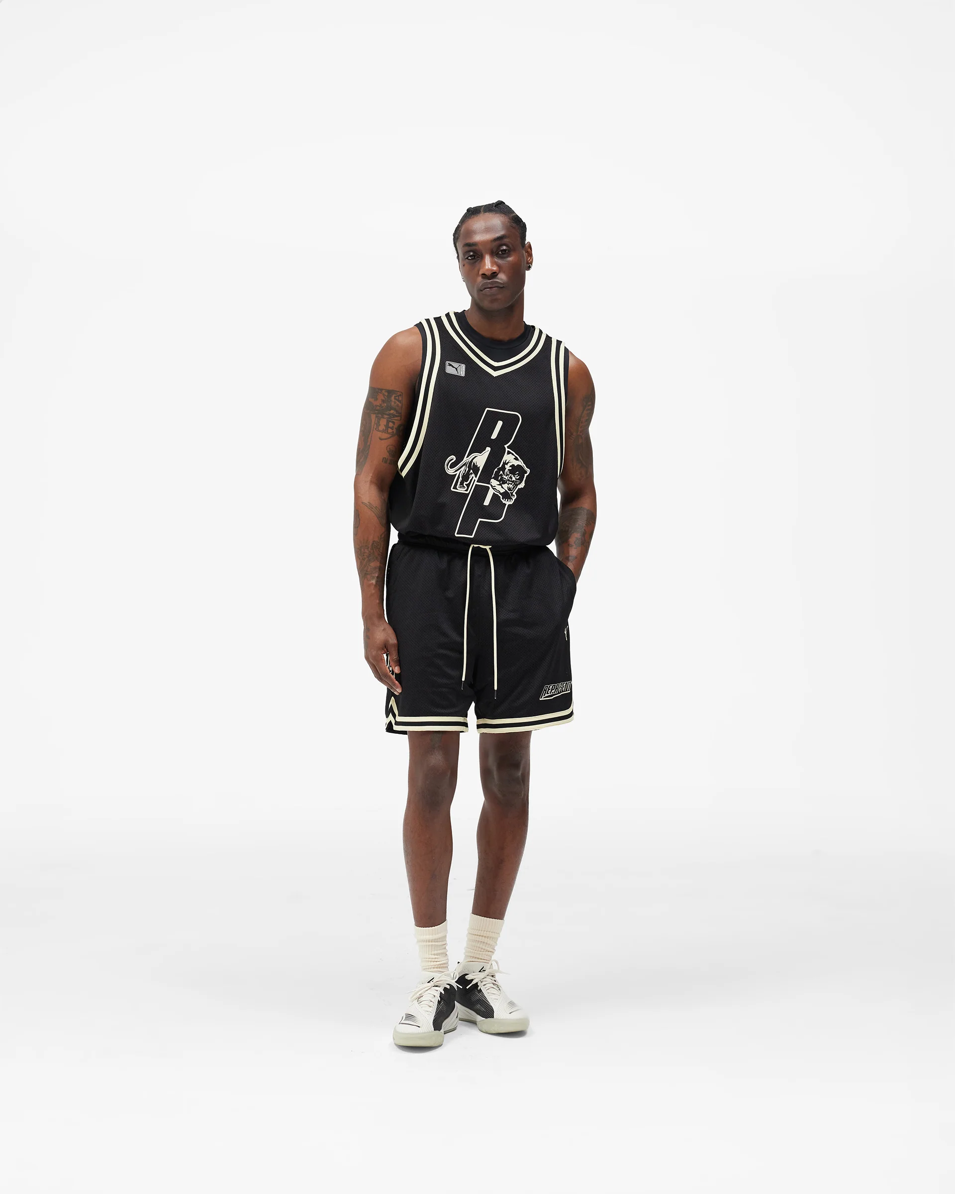 Represent X Puma Shorts - Puma Black - Image 7